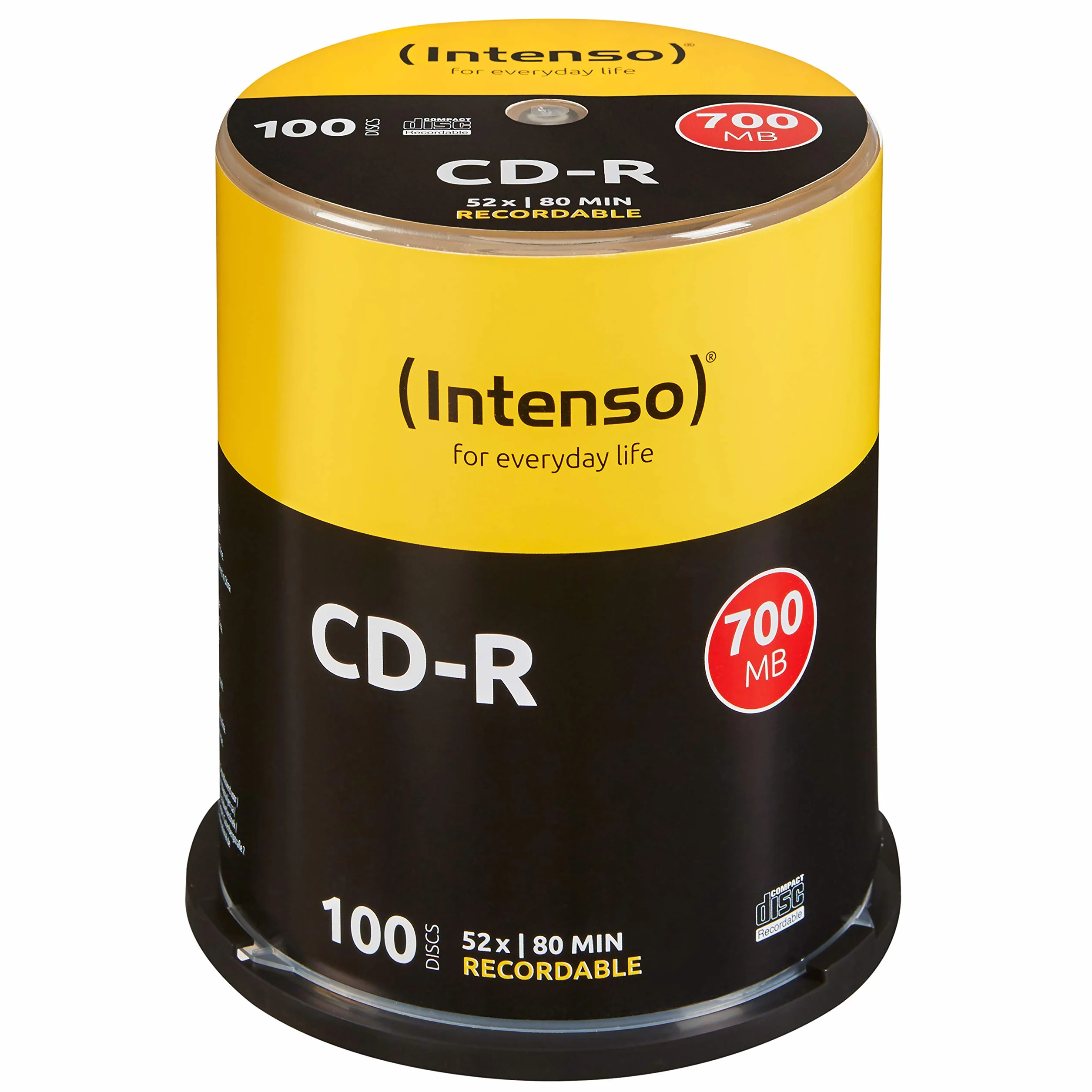 Intenso 1001126 CD-R 52 x pudełko na ciasto, 100 szt