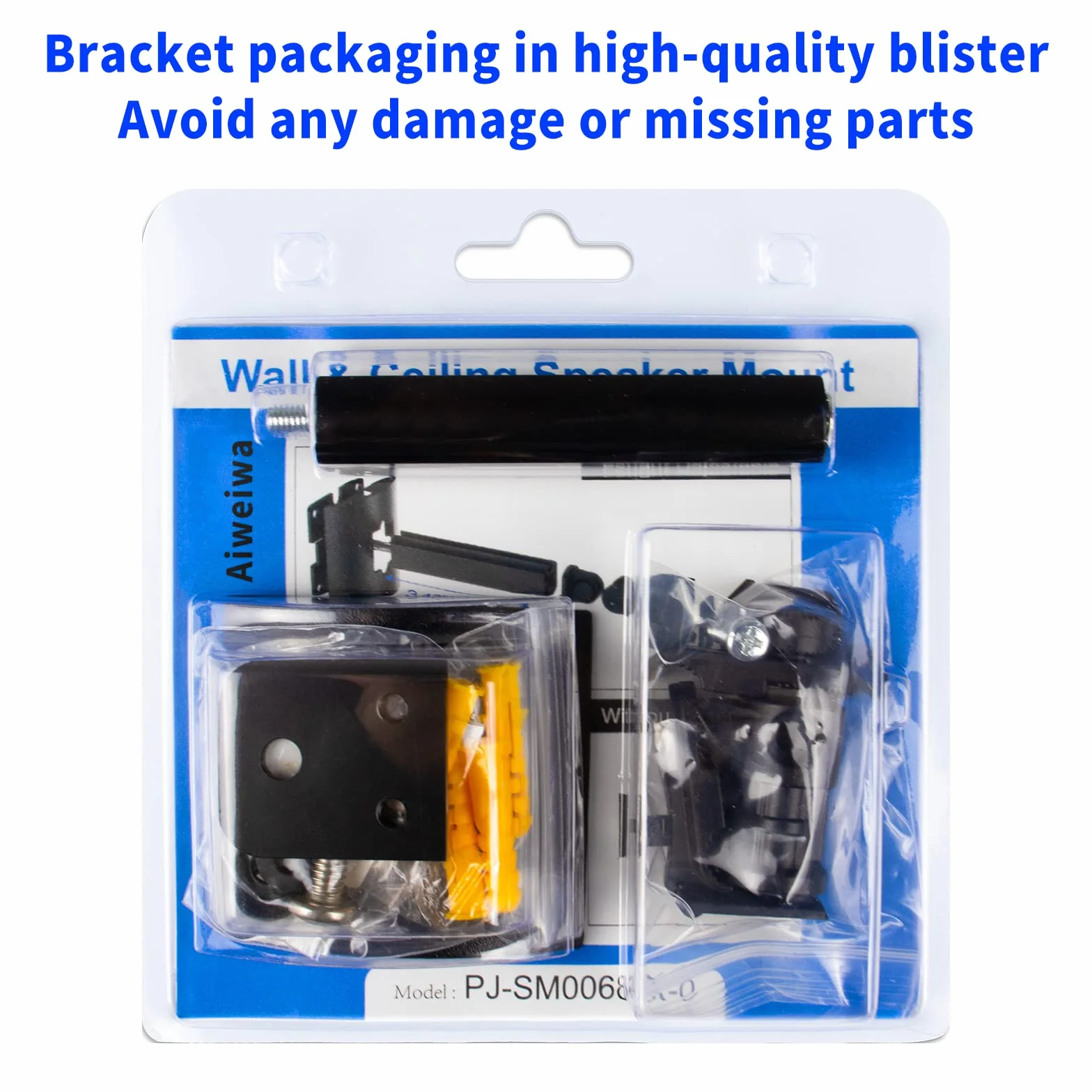 Samsung 9500S Speaker Wall Mount Bracket - Tilt and Swivel Adjustable for SWA-9500S/ZA