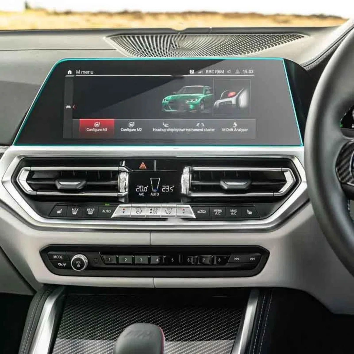 Nawigacja samochodowa Szkło hartowane Ekran LCD Folia ochronna Naklejka Osłona Dla BMW G20 G21 serii 3 2020 2021