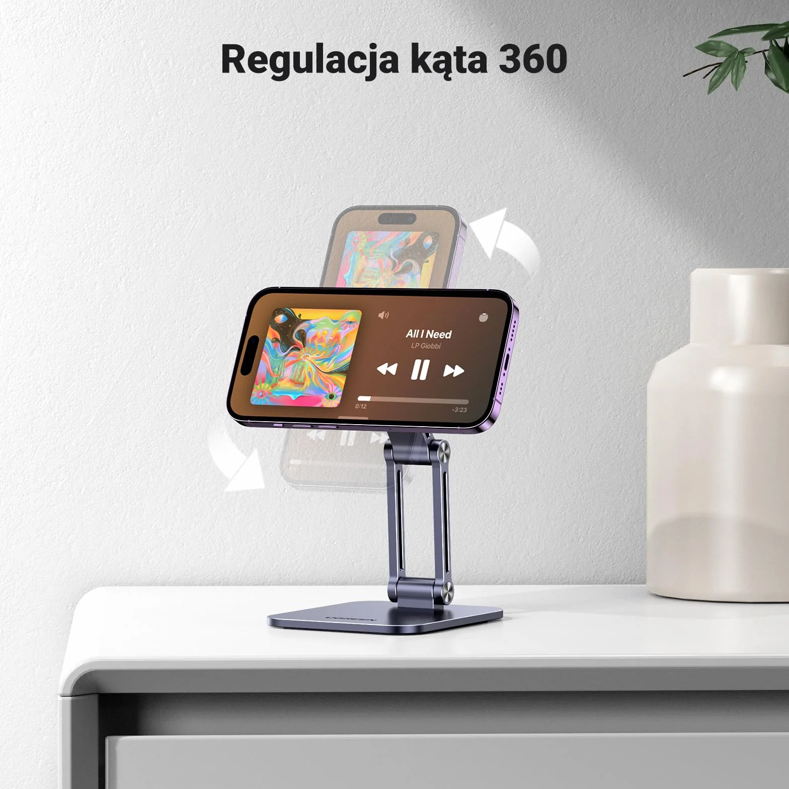 UGREEN Magnetyczny stojak na telefon komórkowy Magsafe Uchwyt do iPhone 14 Pro Max, Galaxy S23 Ultra