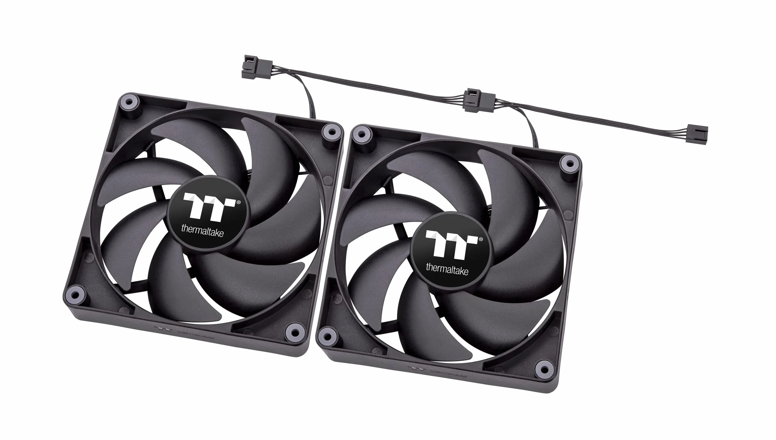 Thermaltake CT140 PC Cooling Fan | 2 Pack, Black