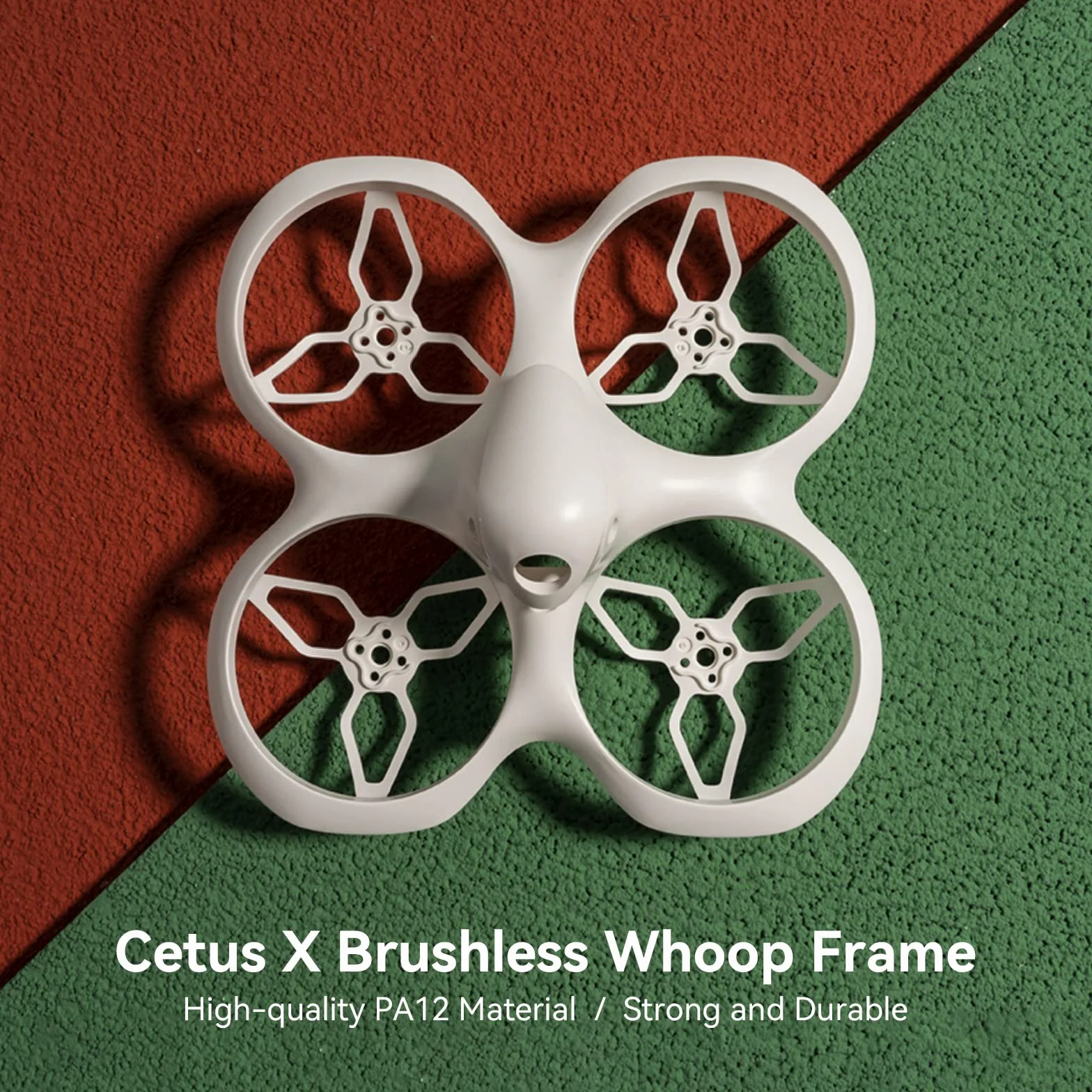 BETAFPV Cetus X 95 mm bezszczotkowa rama drona Whoop, regulowane nachylenie, materiał PA12, odporna na uderzenia, trwała, do F4 1S 12A Flight Controller