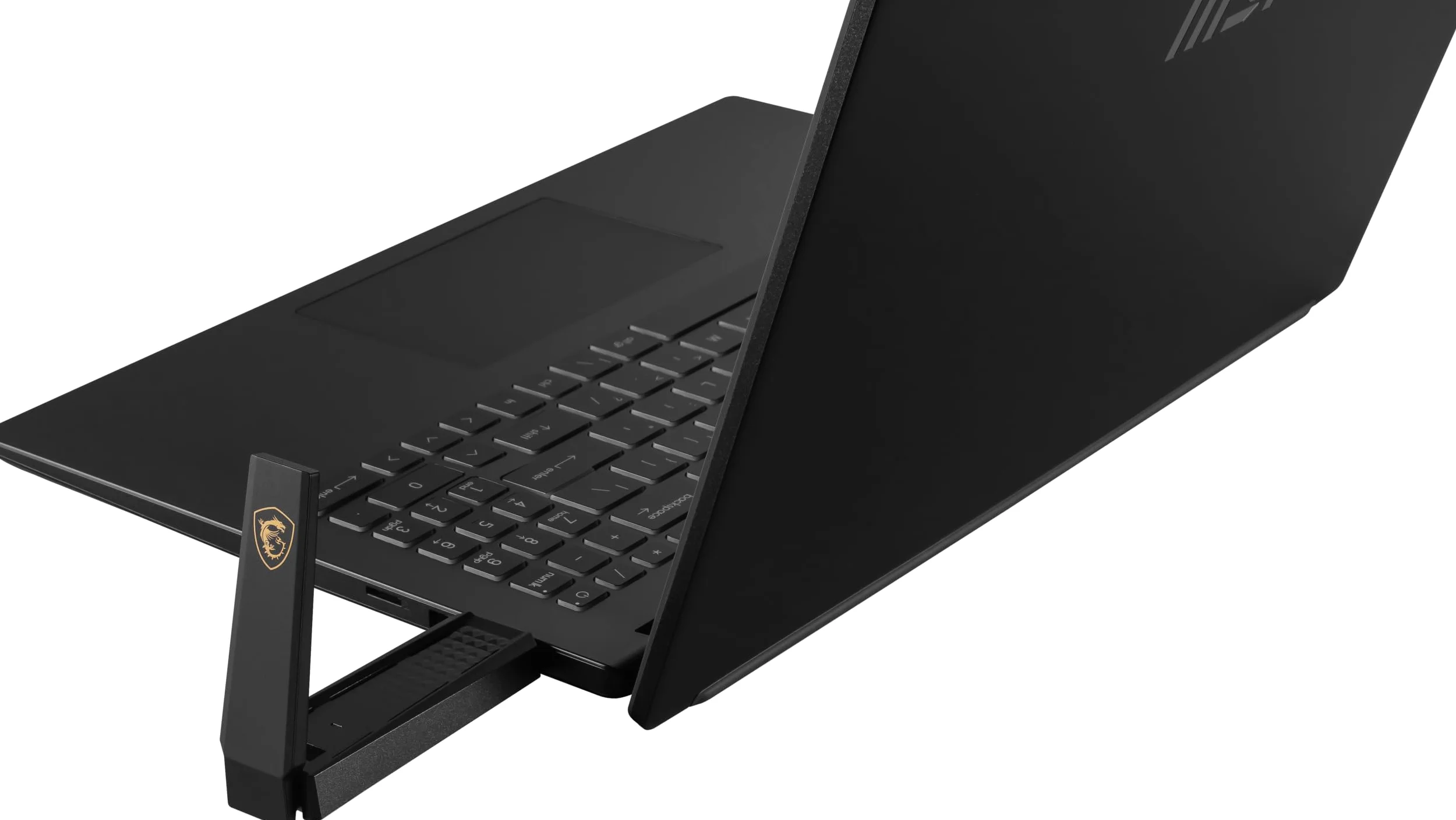 MSI AXE5400 WiFi 6E adapter USB – WLAN do 5400 Mb/s (6 GHz, 5 GHz, bezprzewodowa 2,4 GHz), USB 3.2 Gen 1, MU-MIMO, 2 x trójpasmowe anteny o wysokim wzmocnieniu, formowanie wiązki, WPA3 – w zestawie