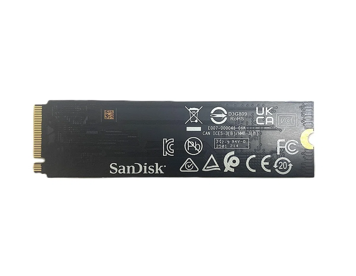 SanDisk 512 GB NVMe SSD M.2 2280 SN5000S, PCIe Gen4 x4, dysk twardy wewnętrzny do PC, laptopów