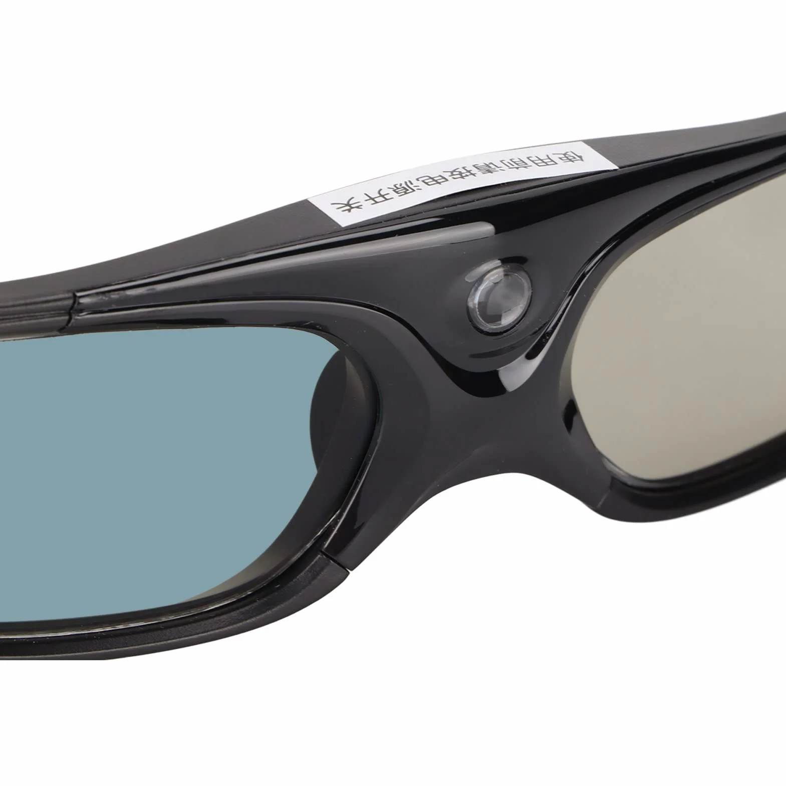 T opiky DLP okulary 3D, 1080p, 144 Hz, możliwość ponownego ładowania, DLP-Link 3D, z szerokim kątem widzenia 178°, okulary 3D z migawką 3D (czarne)