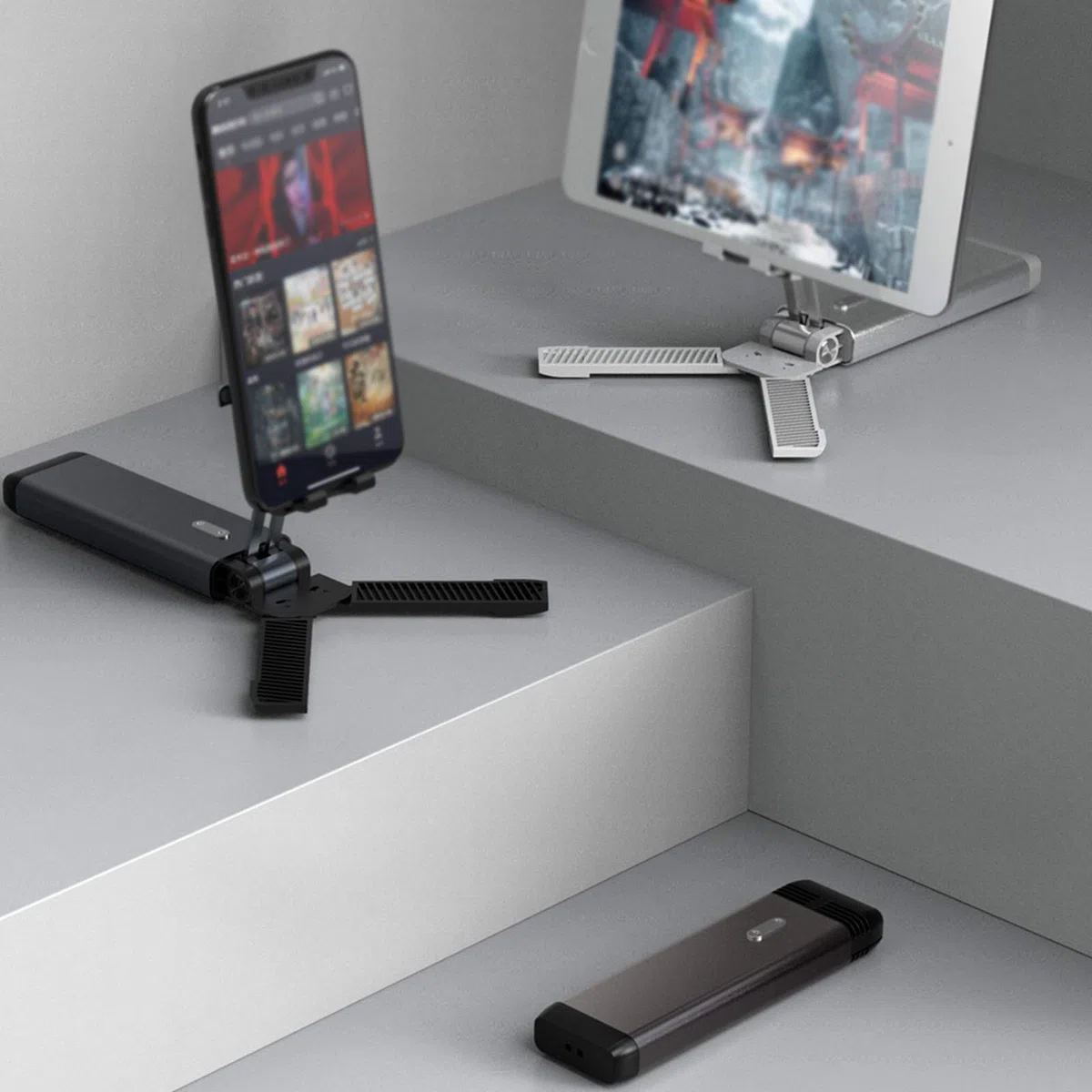 LXLTLB Regulowany uchwyt na telefon stojak na tablet antypoślizgowy i stabilny, nadaje się do różnych zastosowań wyposażenie w zakresie 10-2,9 cm, biura, nauki, transmisja na żywo, itp., czarny, 1 szt