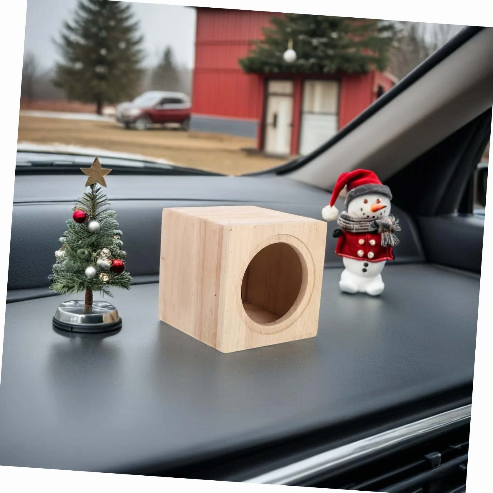 Car Speaker Box Wooden Subwoofer Enclosure for Trucks And Cars Solid Wood Cabinet Enhancing Deep Bass And Low Frequency Sound for Vehicle Audio Systems