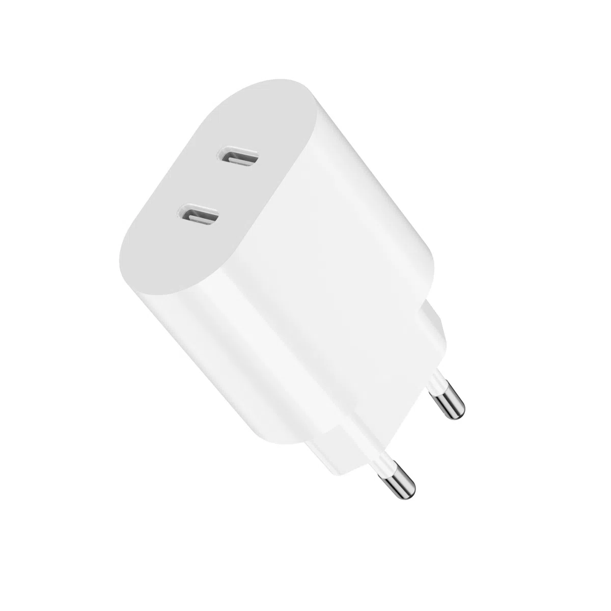 Ładowarka USB C, 20 W, adapter do iPhone 16/16 Pro / 16 Pro Max/16 Plus/15 14 13 12 11 Pro Max Plus/SE/XR/X/XS, 2 porty USBC, wtyczka sieciowa, ładowarka do szybkiego ładowania