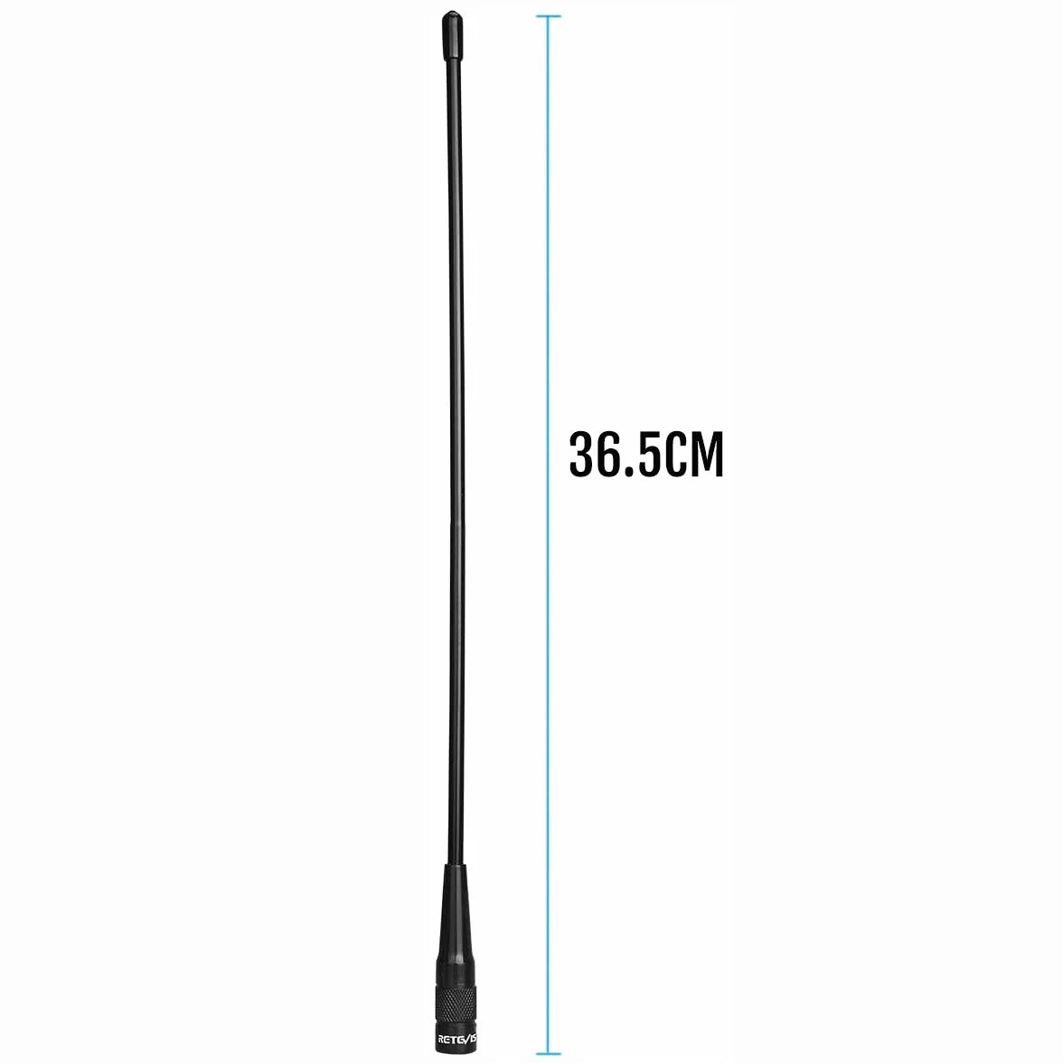 Retevis Antena radiowa RHD771, SMA-M, Dual Band UHF/VHF antena Retevis RA89 HA1UV RT1 RT3S RT81 RT85, kompatybilna z Baofeng UV-3R TYT M Woxun KG-UV9D (2 szt.)