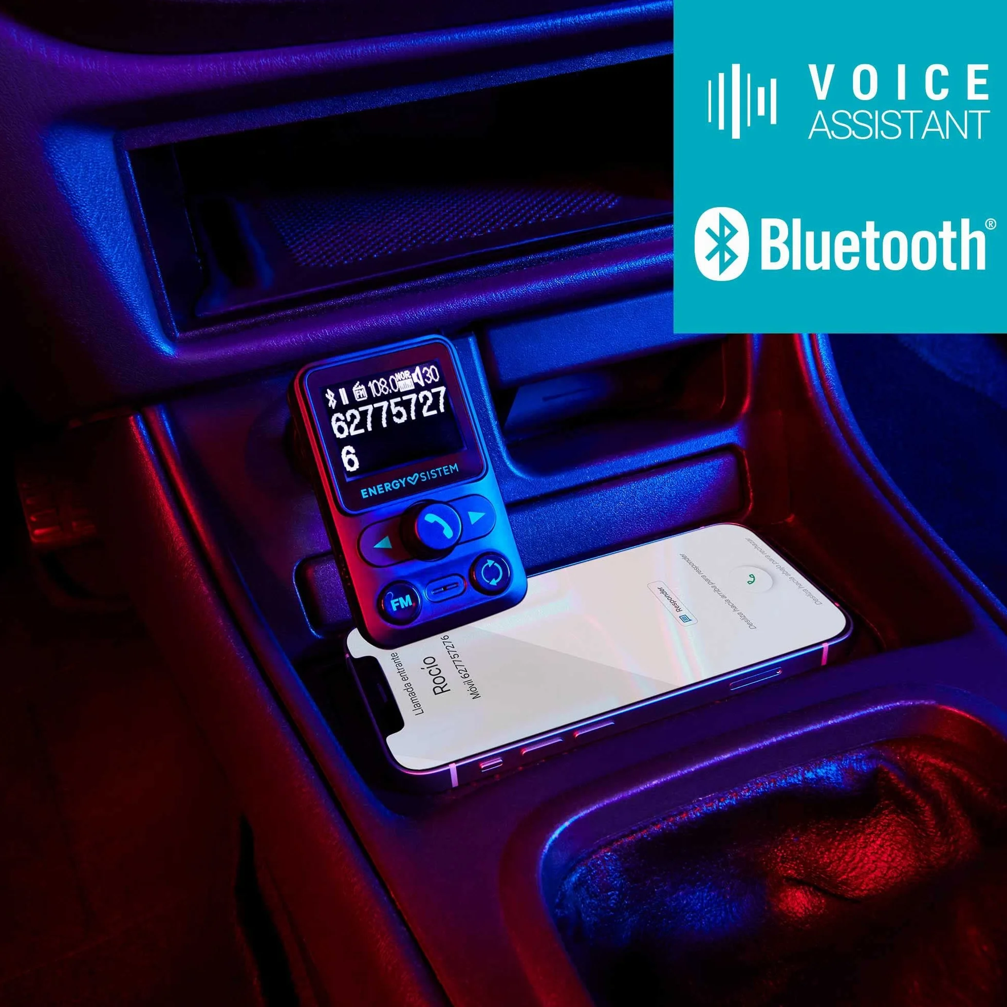 Energy Sistem Samochodowy FM Xtra Transmisor FM Bluetooth