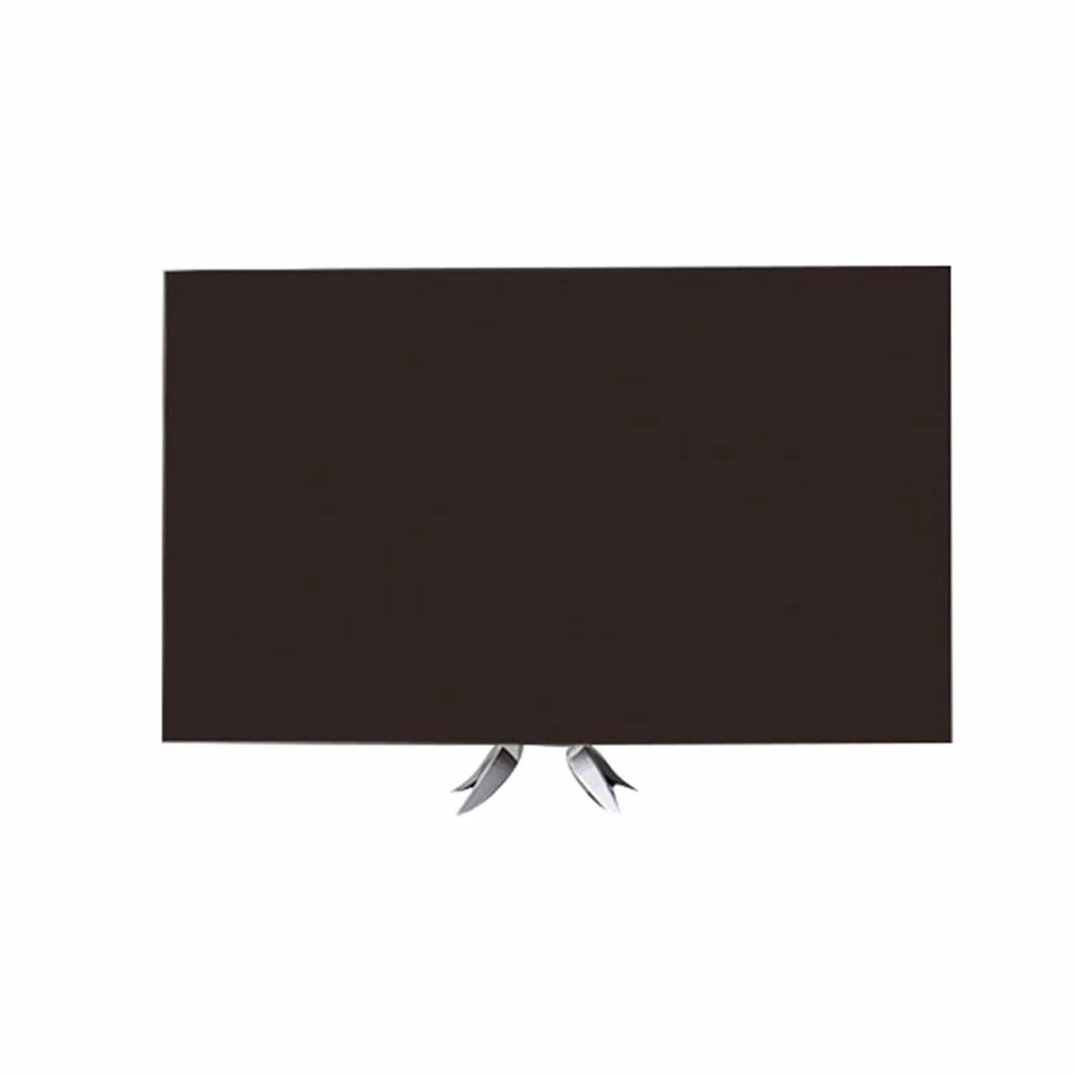 Elastyczna Tkanina Pokrowiec na Telewizor Wszystko W Cenie, Odpowiedni 32–75 Cali Pyłoszczelny, Czysty Kolor Prosty Dekoracja(Black,65-70 inches)