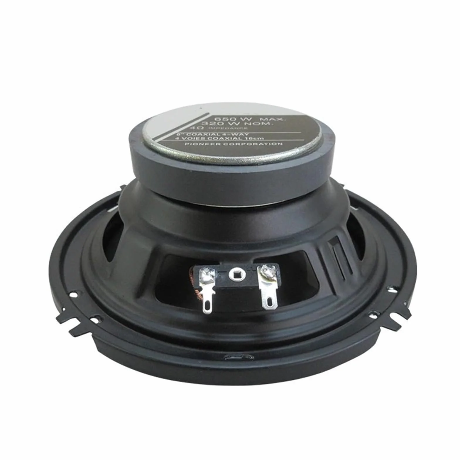 Głośnik Wysokotonowy Car Audios 1 para 6-calowych 4-drożnych głośników współosiowych HiFi 650 W, głośniki stereo do muzyki samochodowej o pełnym zakresie częstotliwości