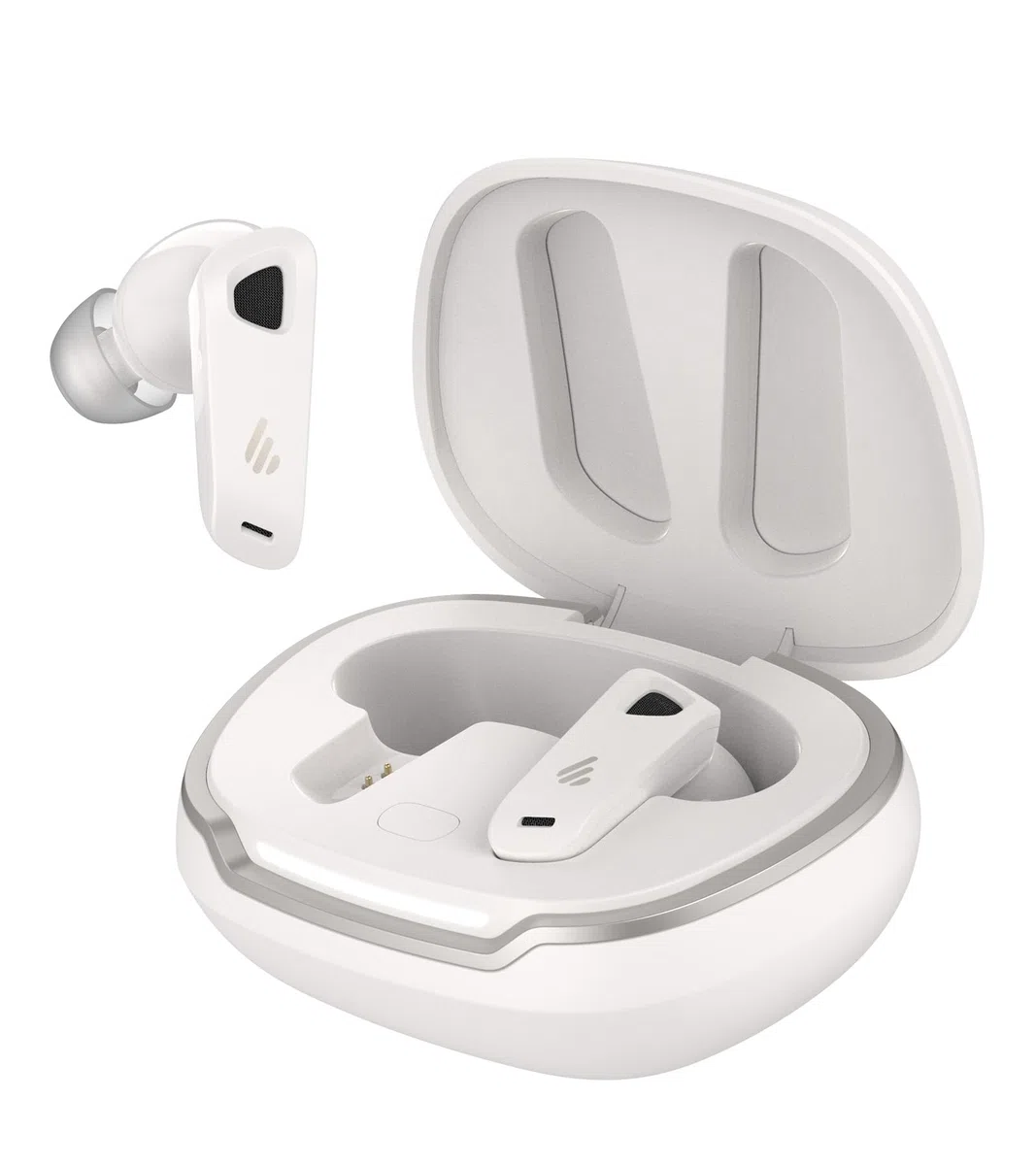 Edifier NeoBuds Pro 2 Multi-Channel aktywne słuchawki z redukcją szumów z dźwiękiem przestrzennym, Hi-Res, LDAC, LHDC, AAC, 8 mikrofonów dla wyraźnych połączeń, szybkie ładowanie, kontrola aplikacji
