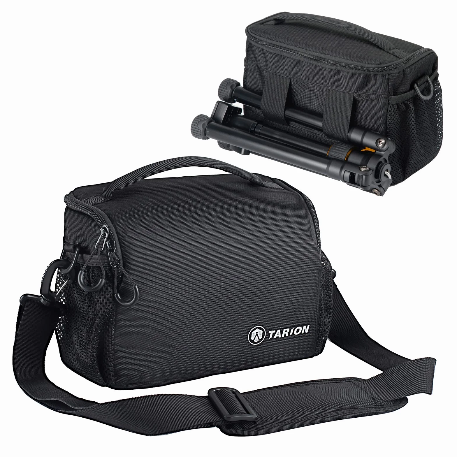 TARION Torba na Aparat DSLR - Torba Kurierska Mała, Torba na Ramię, Torba na Aparat, Torba Gadżet, Torba Crossbody, Etui na Lustrzankę, Bezgłośne, Kompaktowe Aparaty
