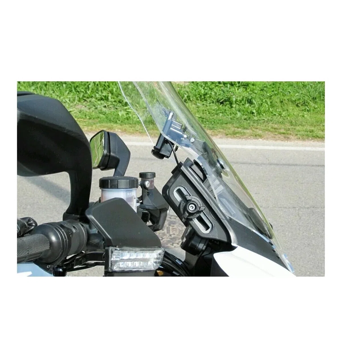 Uchwyt do nawigacji GPS Uchwyt na nawigację GPS do motocykla Pasuje do Ducati Multistrada 1200 2010-2012 Uchwyt na telefon GPS Nawigacja(B)