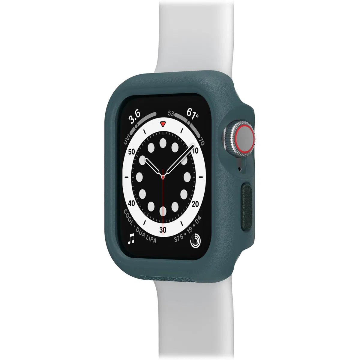 OtterBox Całodzienne etui na zegarek Apple Watch Series SE (3/2nd/1st gen)/6/5/4-44mm, Odporny na wstrząsy, elegancki futerał na zegarek Apple, chroni wyświetlacz i krawędzie, Zielony/Niebieski
