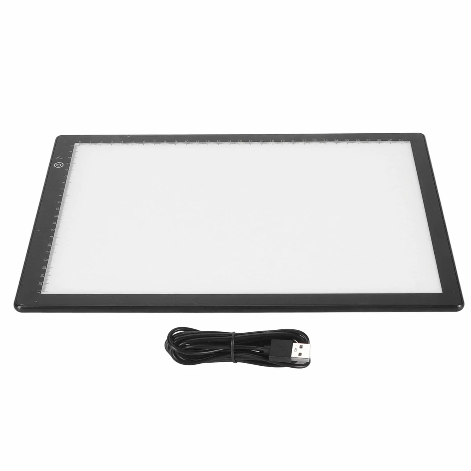 Przeglądarka Slajdów A4, Kaseta Podświetlana do Skanowania Starych Slajdów Negatywów, Ultracienki Skaner Kasetonowy A4 z 3 Regulacjami Jasności, Zasilanie Przez USB C
