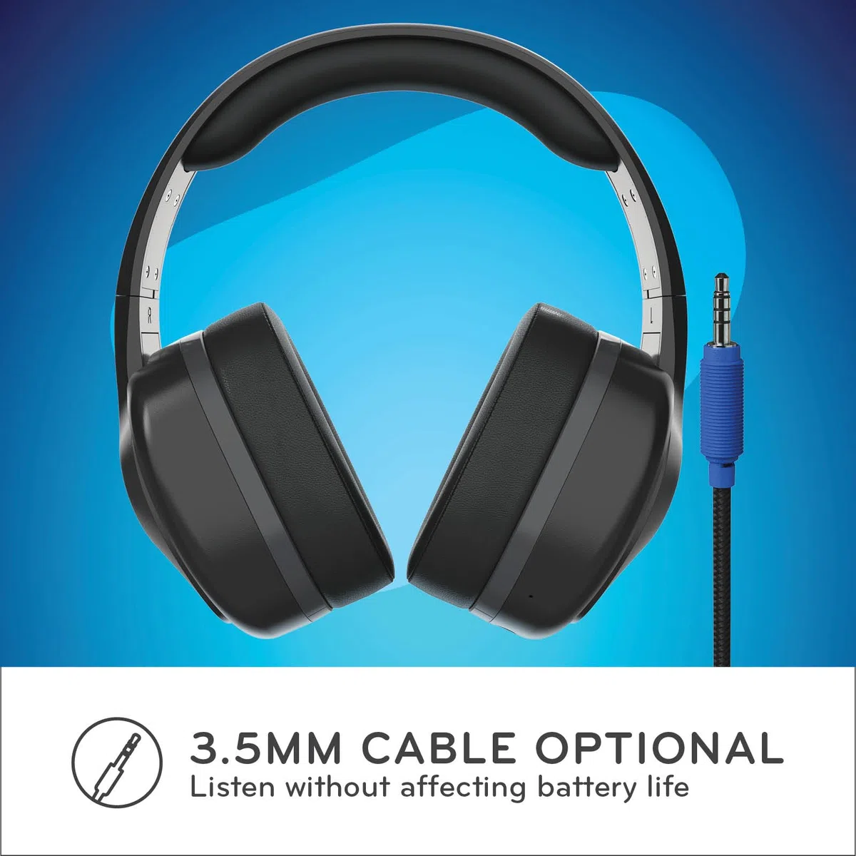 TWT Audio REVO bezprzewodowe słuchawki TW340 BT czarne