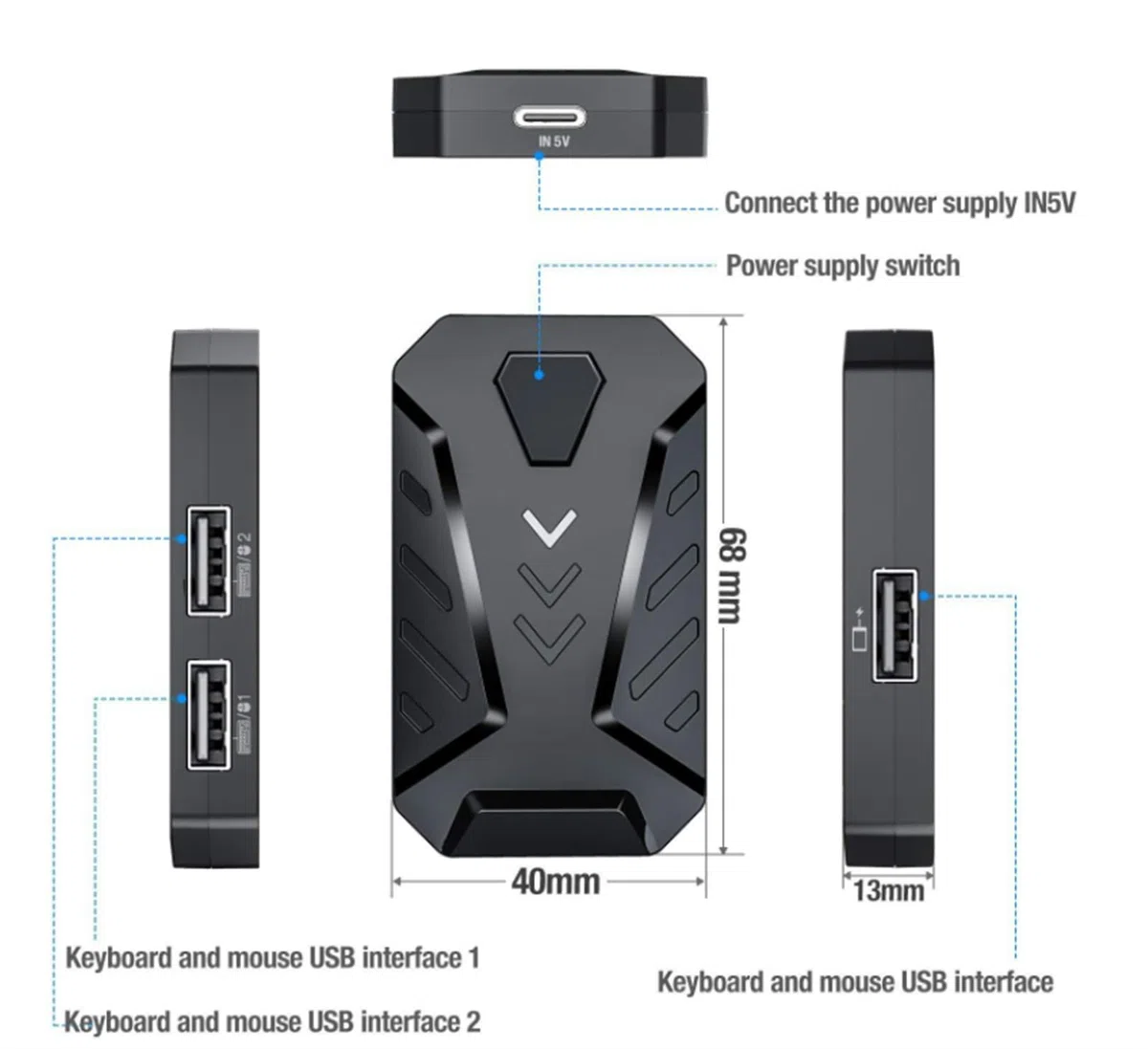 Klawiatura Mysz Zestaw Klawiatury Do Gier I Podświetlanej Myszy USB Z Przewodową Myszką Stojakiem Zestaw