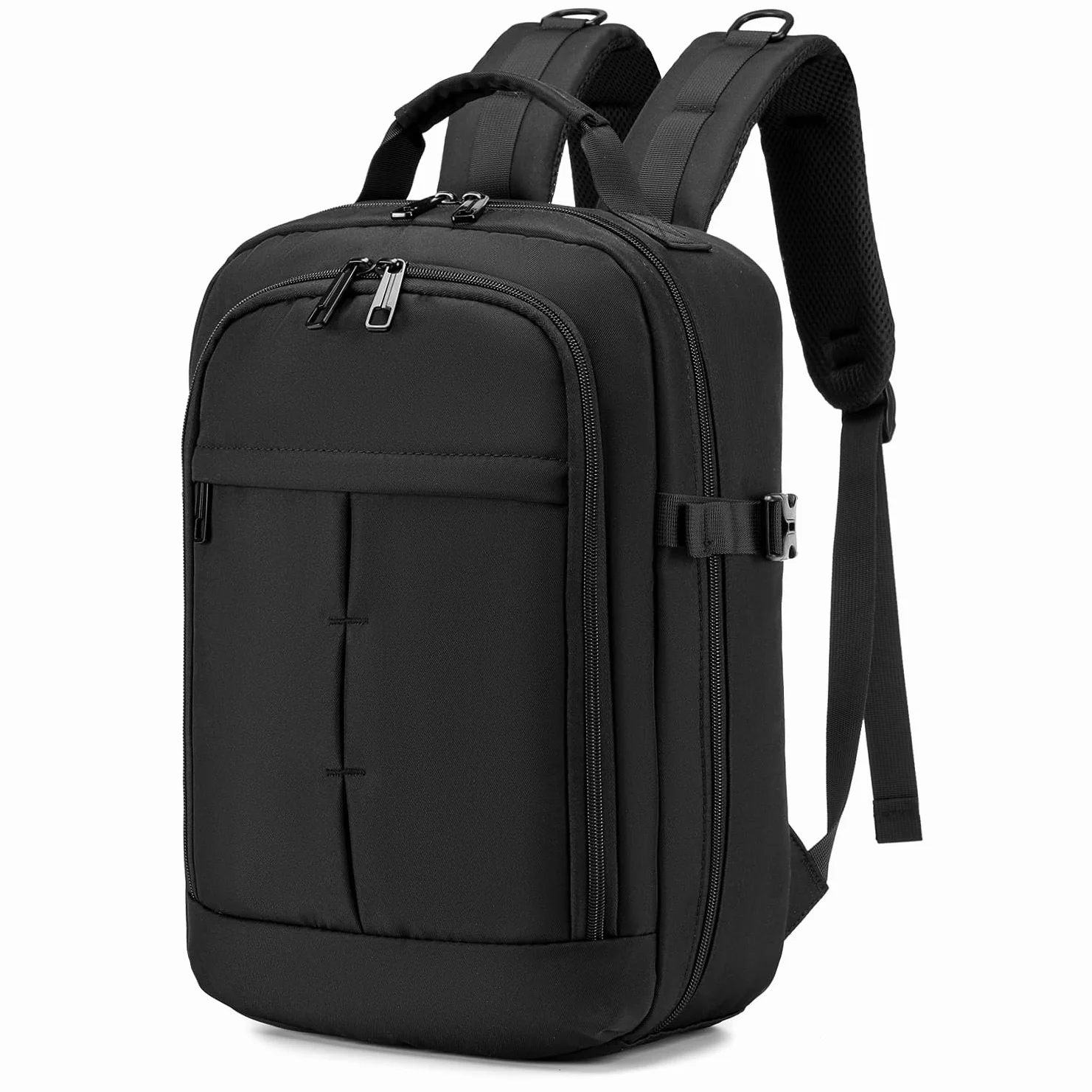 SPAHER Torba kabinowa dla linii Ryanair, 40 x 20 x 25 cm, bagaż podręczny, plecak na laptopa 15,6 cala, zatwierdzony, podróżny, torba na laptopa, torba na ramię, torba lotnicza, USB, 20 l, Czarny