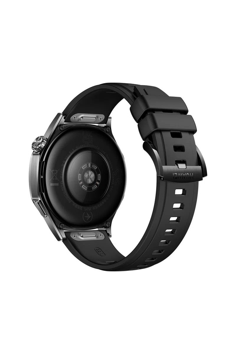 HUAWEI WATCH GT 5 46 mm Smartwatch, ostre krawędzie, zupełnie nowe sporty biegowe i rowerowe, śledzenie zdrowia, żywotność baterii do 14 dni, kompatybilny z iOS i Android, czarny