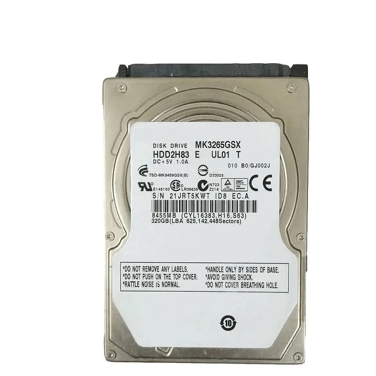320 GB 2,5-calowy notebook SATA2 wewnętrzny dysk twardy 320G HDD 160 MB/s 2/8 mb 5400-7200 obr./min wewnętrzny dysk twardy