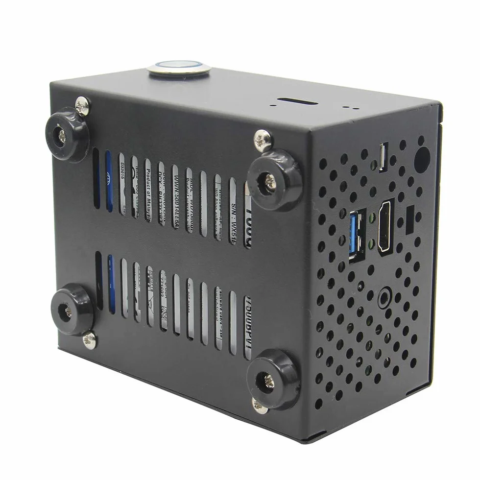Geekworm Raspberry Pi 3B+/3B metalowa obudowa X820 V3.0 SATA SSD HDD Storage Board X735