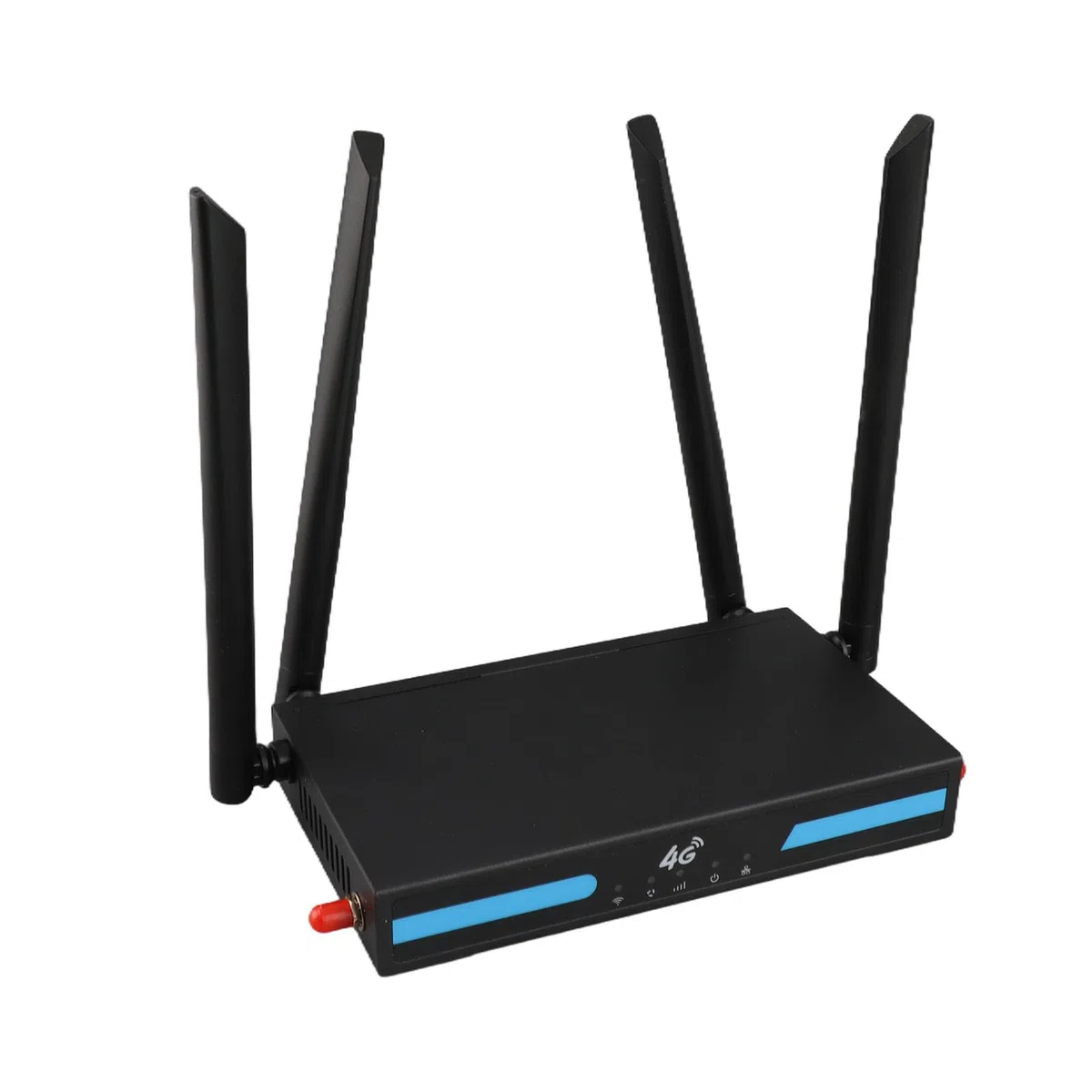 FTVOGUE Router 4G LTE CPE, Odblokowany Router Wi-Fi 4G z Gniazdem Karty SIM, Dwuzakresowa prędkość Bezprzewodowa 300 Mb/s, Anteny o Dużym Wzmocnieniu 6x5dBi do Użytku w Domu i Biurze (Wtyczka UE 220