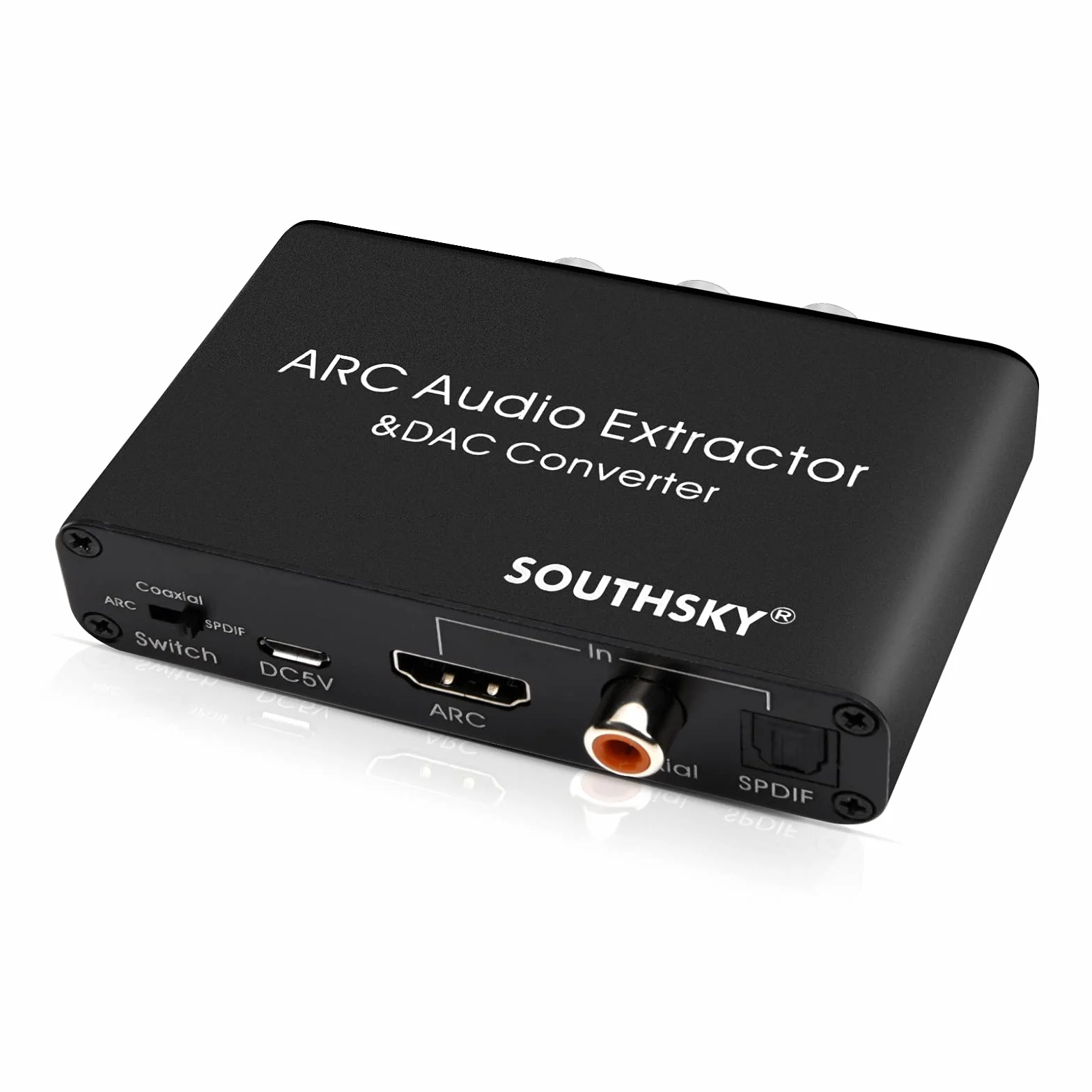SOUTHSKY Przetwornik DAC 192 kHz cyfrowy na analogowy HDMI ARC SPDIF CEC