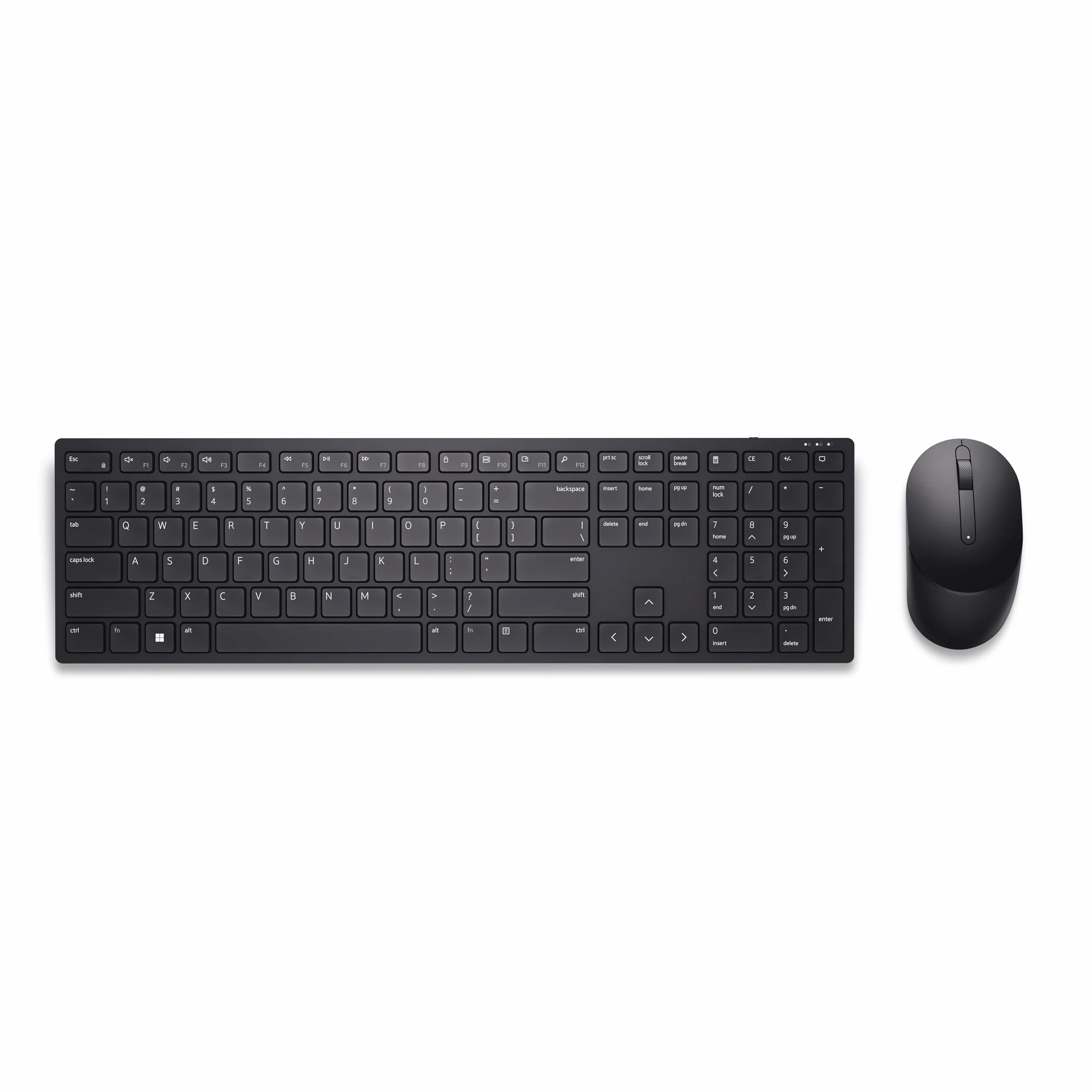 Dell Pro bezprzewodowa klawiatura i mysz - KM5221W - włoska (QWERTY) - czarna