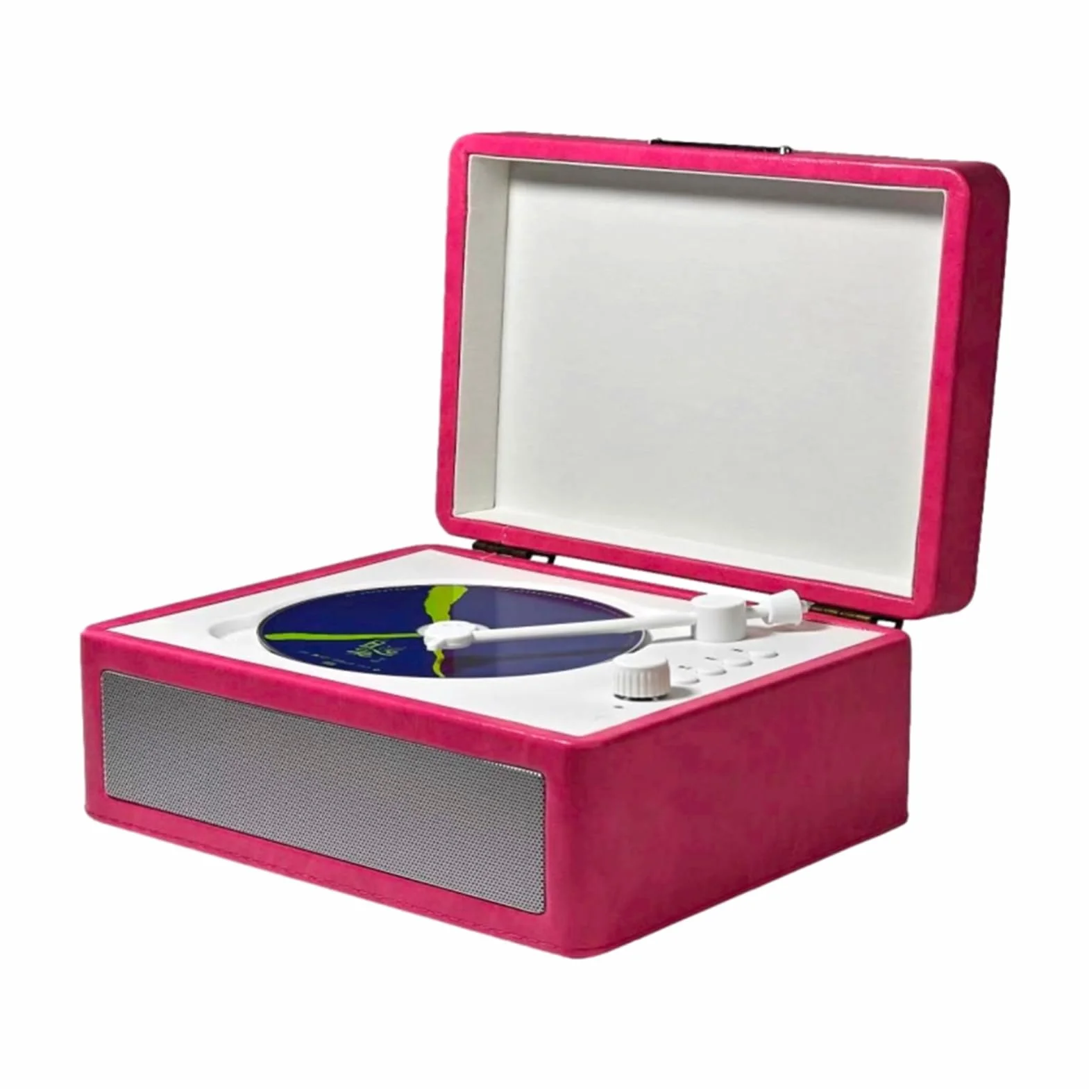 Odtwarzacz CD, Odtwarzanie Z Dysku USB Odtwarzacz Vintage CD Odtwarzacz Retro CD Z wkładką na płytę w Kształcie Tacy dla Entuzjastów Muzyki i Kolekcjonerów (ACOGEDOrx0kasqe7v-P)