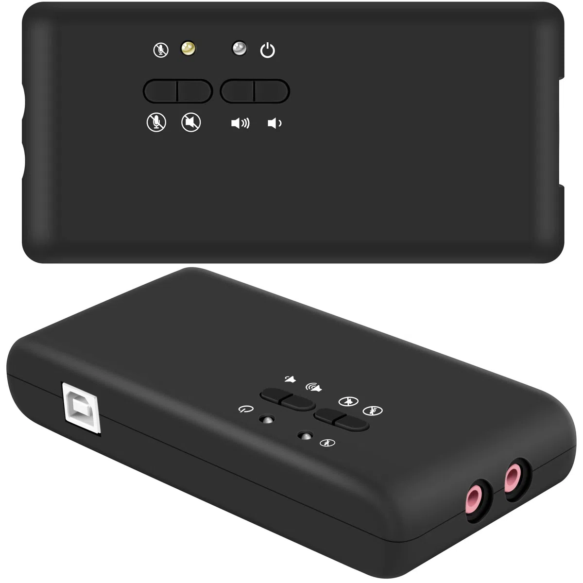 LEAGY Zewnętrzna karta dźwiękowa USB 7.1, 8-kanałowa, 7,1-kanałowa skrzynka dźwiękowa USB, do 8 głośników, dynamiczny dźwięk przestrzenny 3D, jednoczesne nagrywanie i odtwarzanie, analogowy i cyfrowy