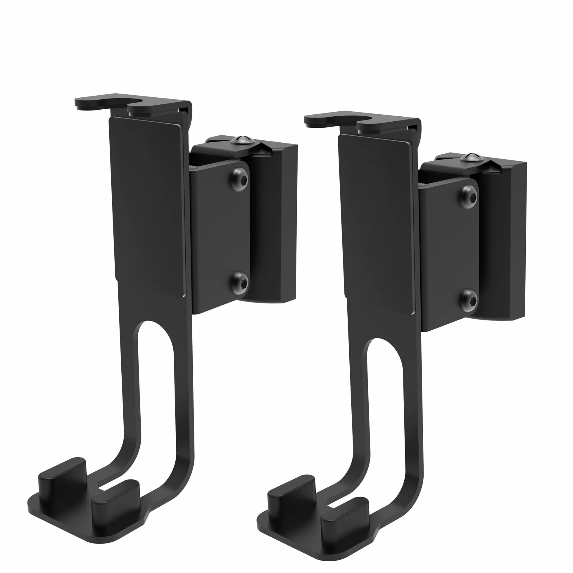 conecto Uchwyt ścienny na głośnik, kompatybilny z Sonos® One, Sonos® One SL, Sonos® Play:1, nośność: 3 kg, zestaw 2 szt., czarny