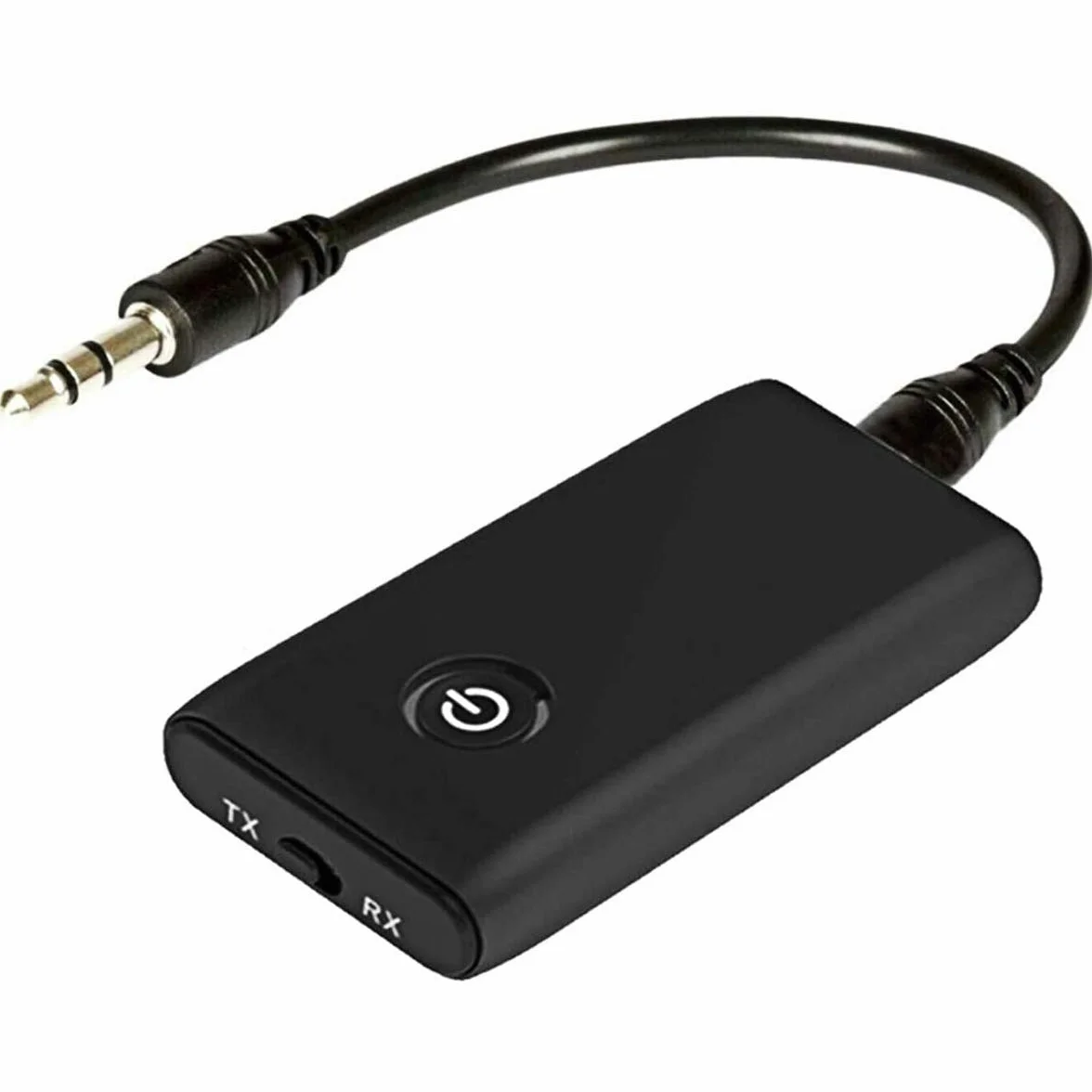 Nadajnik Bluetooth 5.0, bezprzewodowy nadajnik 2 w 1 3,5 mm Jack Audio Adapter Bluetooth, niskie opóźnienia przenośny bezprzewodowy adapter audio stereo ze słuchawkami/głośnikami/samochodami