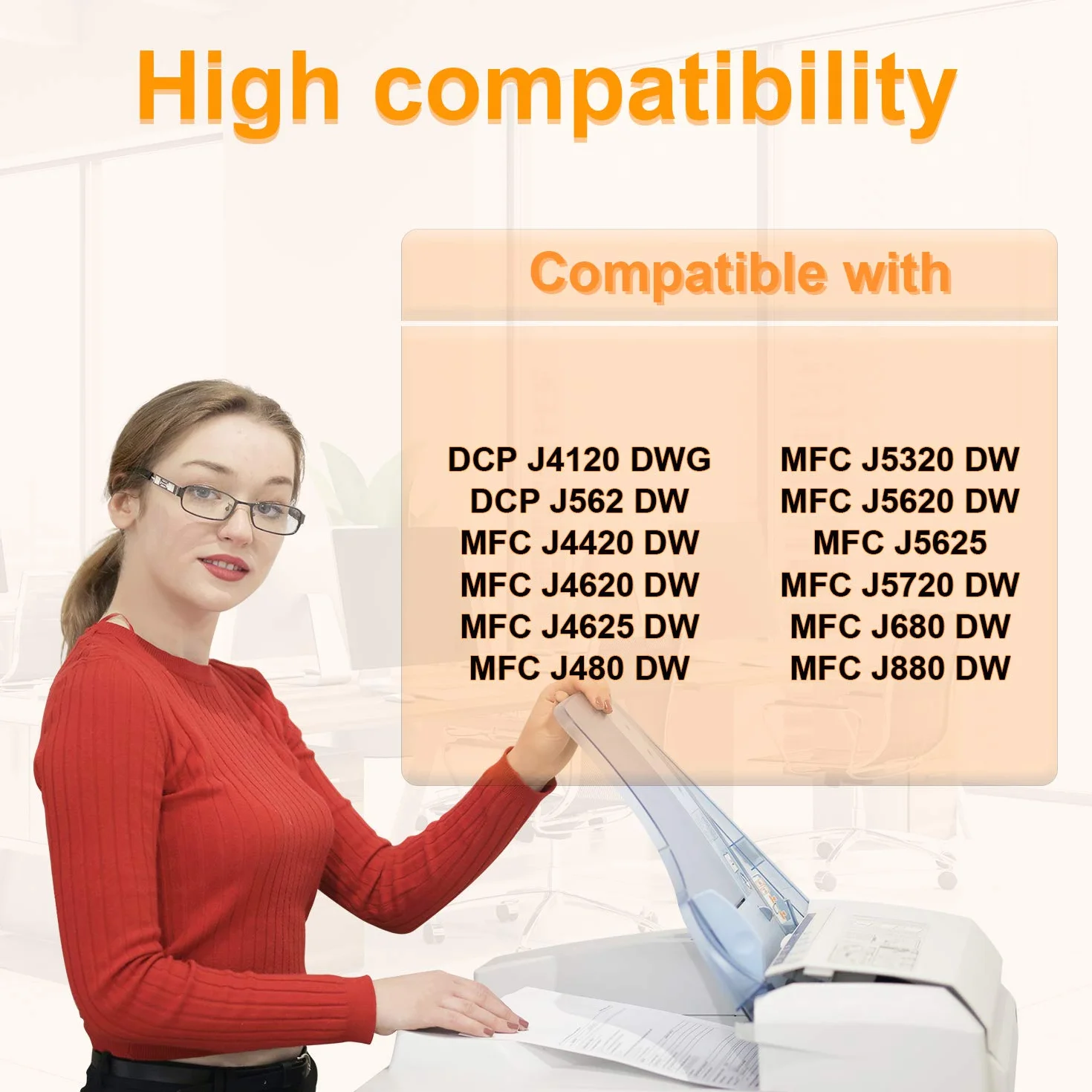 Kompatybilny wkład atramentowy D&C 10 zestaw do Brother LC-221 LC-223 DCP J4120 DW