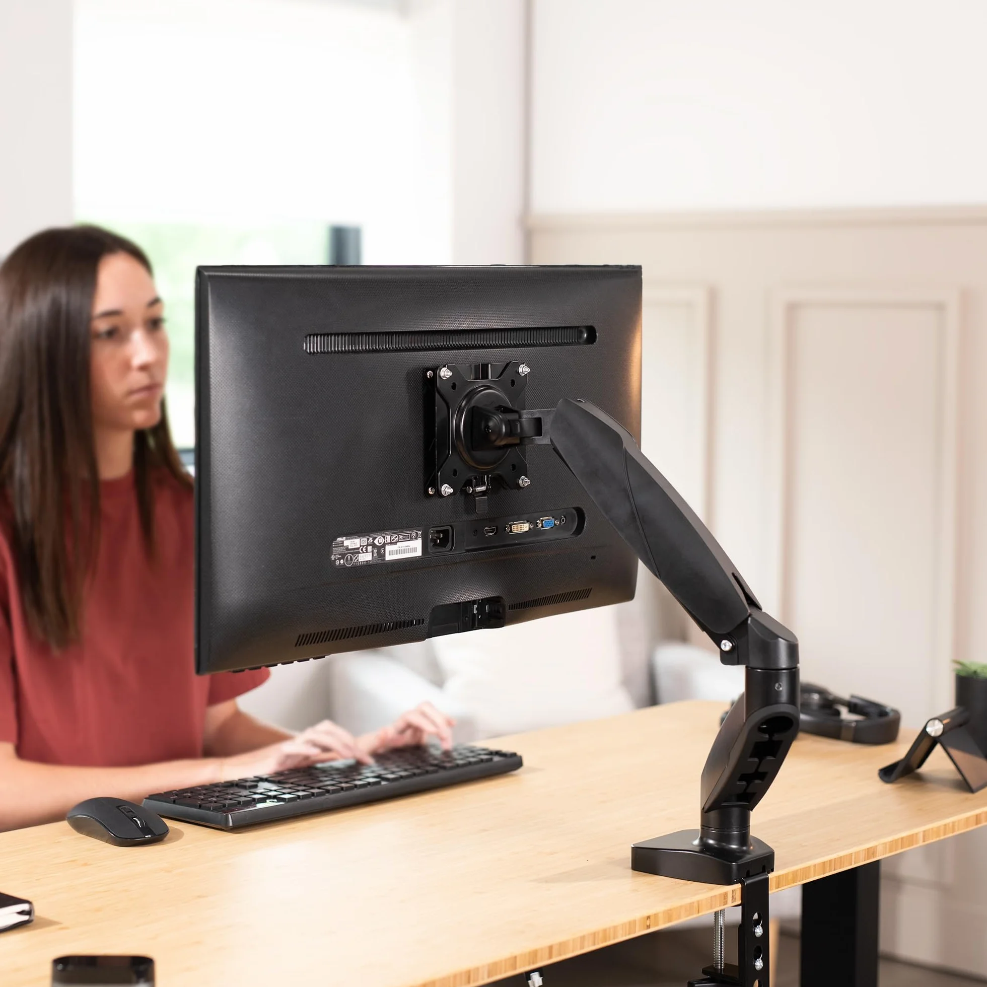 VIVO Adapter VESA Mount Quick Release, mocowanie stojaka i uchwyt ścienny, zdejmowana płyta VESA do łatwego montażu monitora LCD i ekranu telewizora, stojak VAD2
