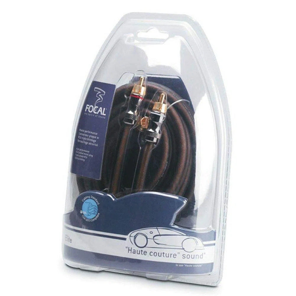 Focal Elite 2-kanałowy kabel cinch 100 cm 3-krotny ekranowany 1 metr