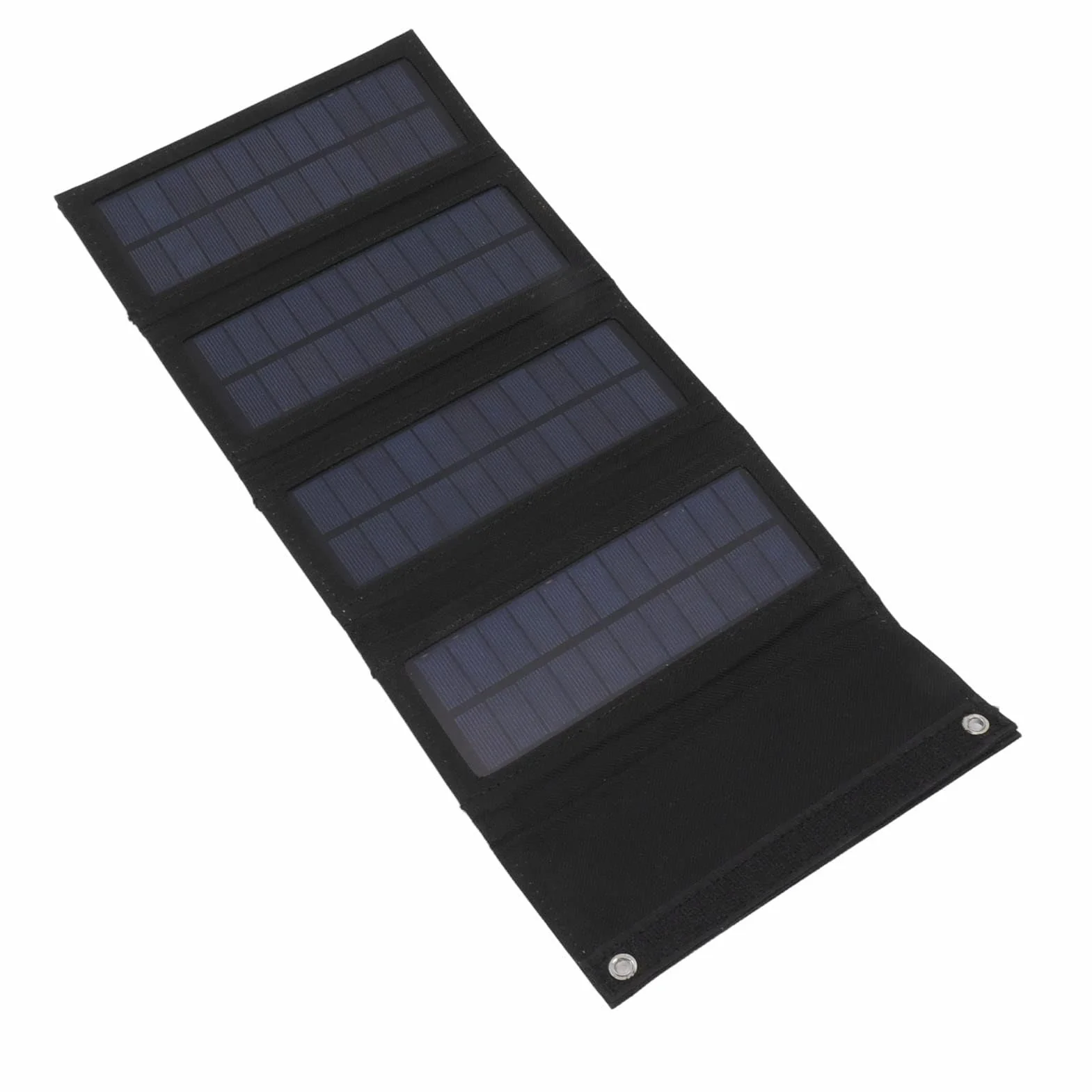 Trwała składana ładowarka panelu słonecznego 40 W na zewnątrz, kemping, wędrówki, przenośny monokrystaliczny panel słoneczny (BLACK)