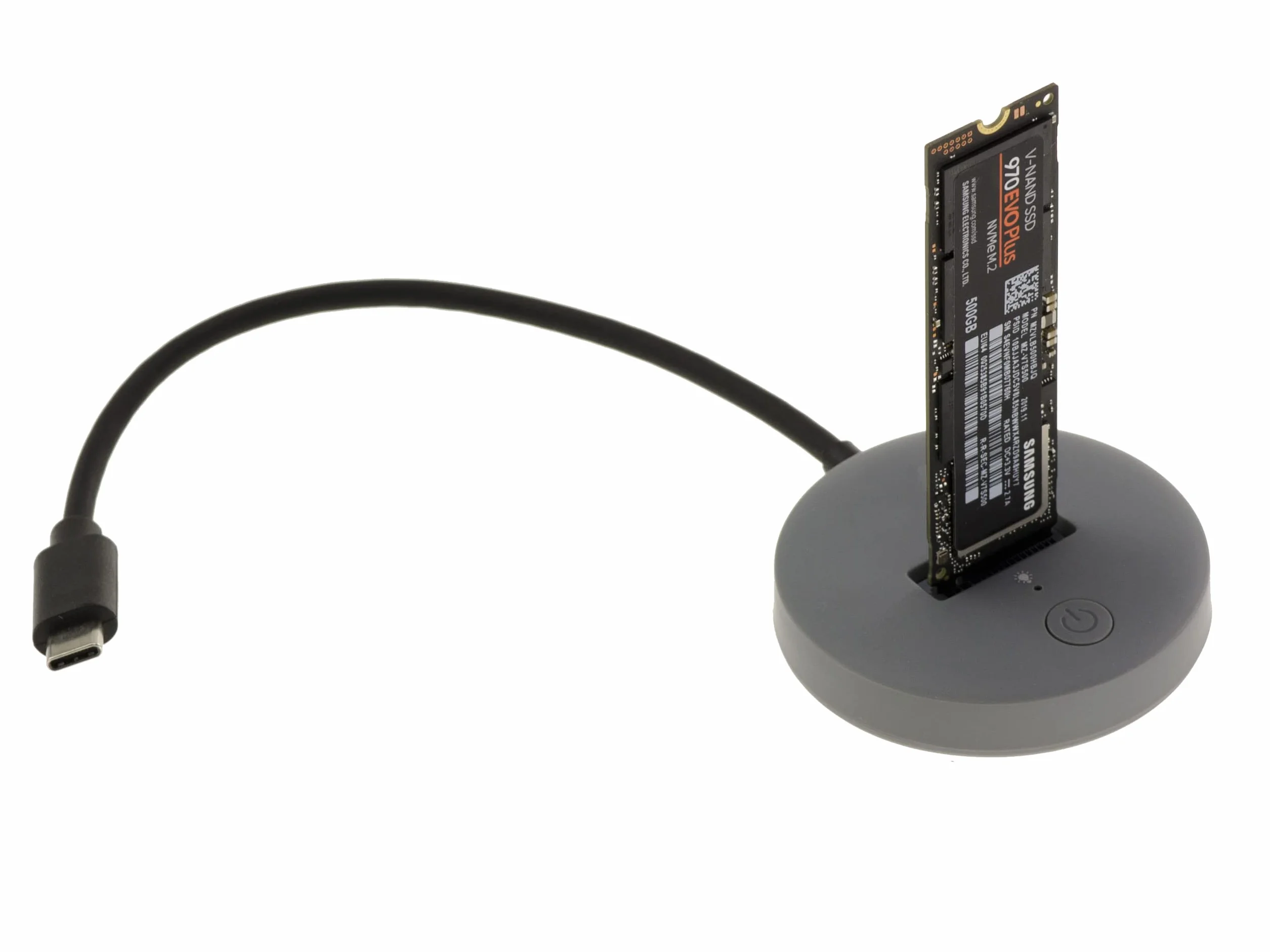 KALEA-INFORMATIQUE Stacja dokująca USB dla dysków SSD M2 NVMe lub SATA. Łącze USB3.2 Gen2 o pojemności 10 GB z wtyczką typu C