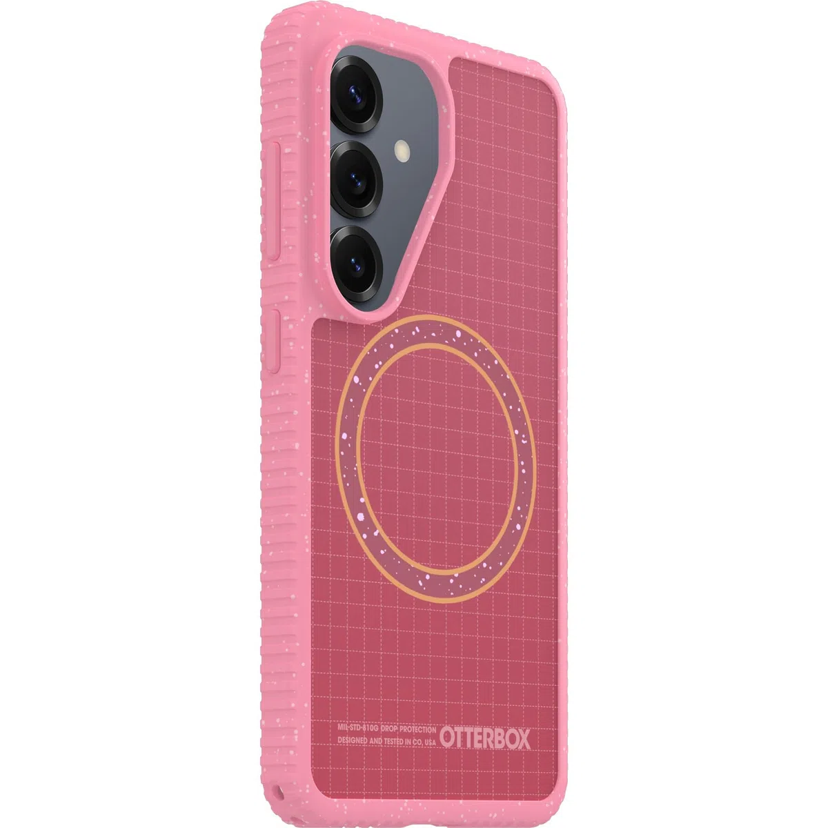 OtterBox Etui Sole Series z magnesami do Samsung Galaxy S26, Przezroczyste, Wstrząsoodporny, 5 Razy Przetestowane Zgodnie ze Standardami Wojskowymi, Różowe