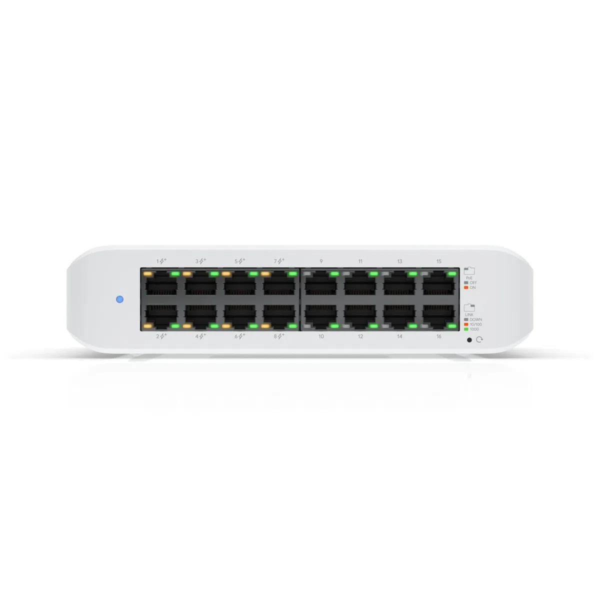 Ubiquiti UniFi Switch (USW-Lite-16-PoE) [16-portowy Gigabit Ethernet, 8X PoE+, monta? na ?cianie]