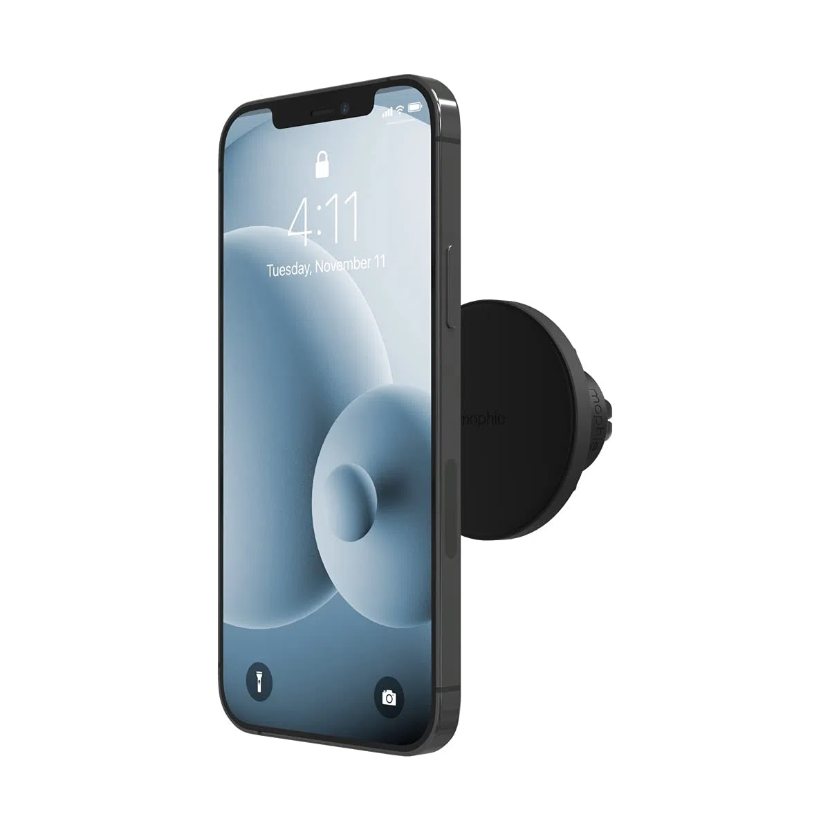 ZAGG Mophie Snap Vent Mount, uniwersalny uchwyt samochodowy na telefon, w zestawie adapter, kompatybilny ze wszystkimi smartfonami, czarny