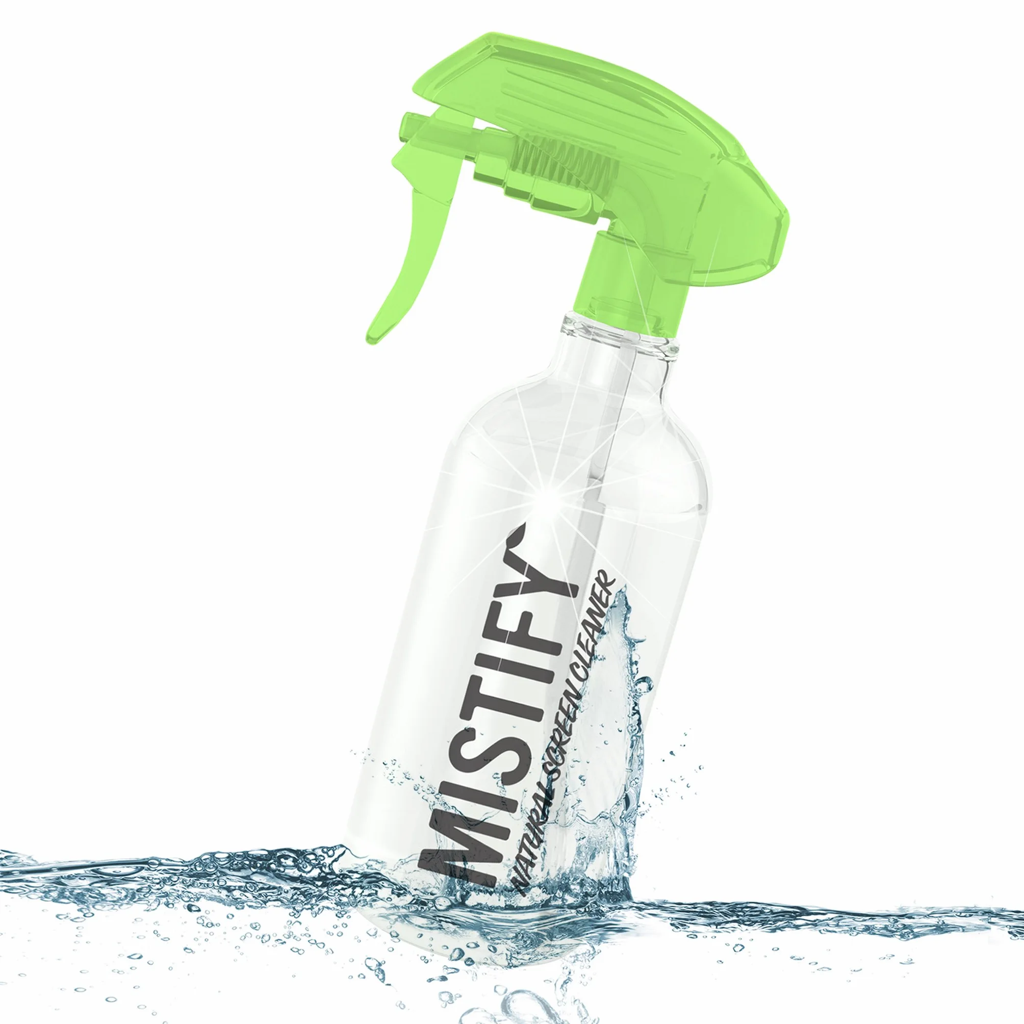 Mistify Zestaw do czyszczenia ekranu naturalnego, 500 ml, zaprojektowany do telewizorów (LED, LCD, 4K, HD) smartfonów, monitorów komputerowych, komputerów PC i laptopów, tabletów.
