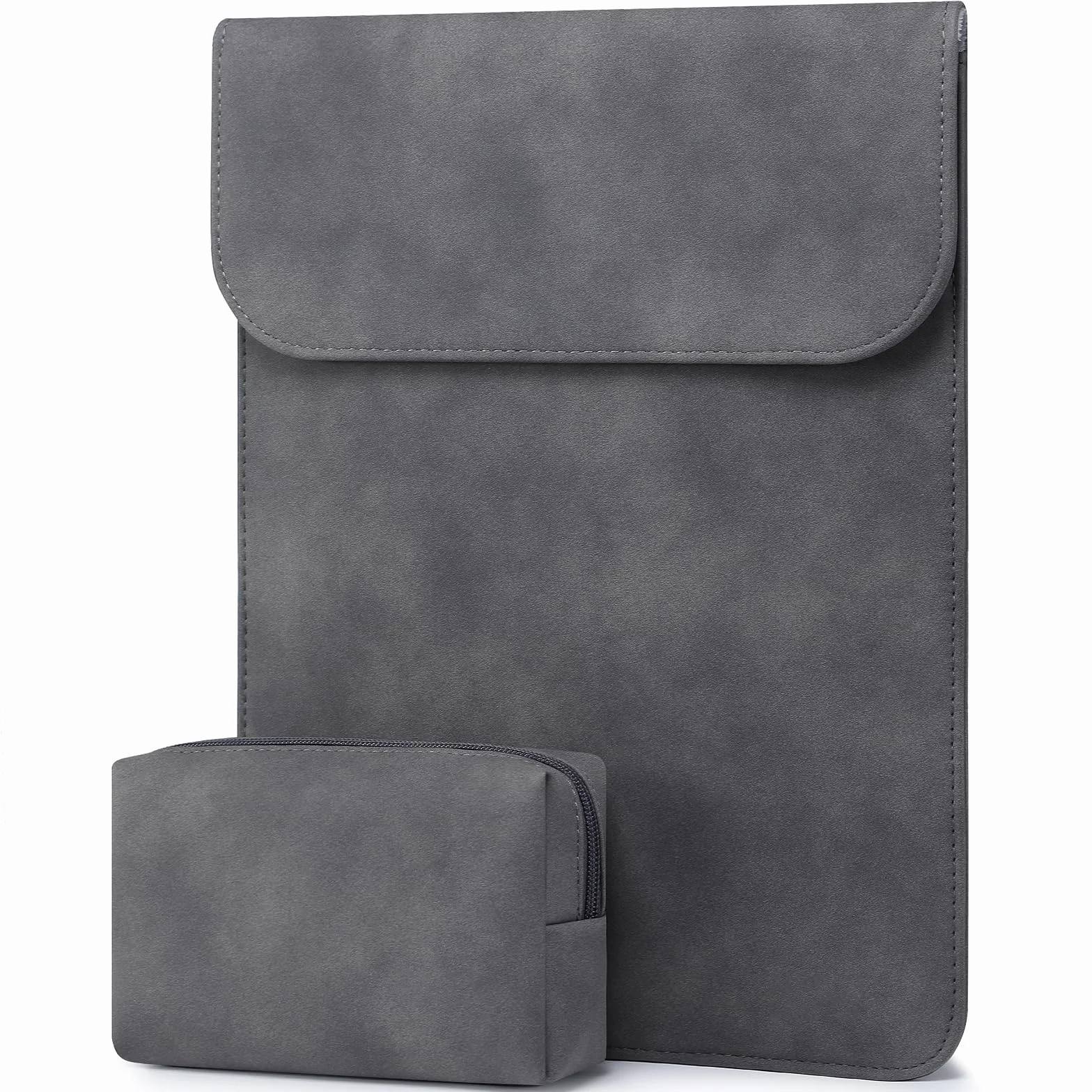 HYZUO 15 Cali Pokrowiec na Laptopa Kompatybilny z MacBook Air 15 M5 A3448 M4 A3241 M3 A3114 M2 A2941, Surface Laptop 7/6/5/4/3, MacBook Pro 15 2019-2016, Szary Kosmiczny
