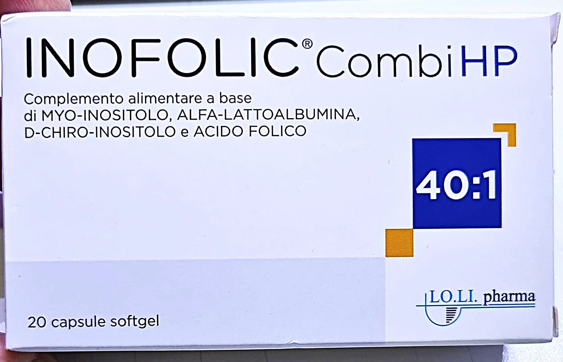 INOFOLIC Combi HP 20 kapsułek