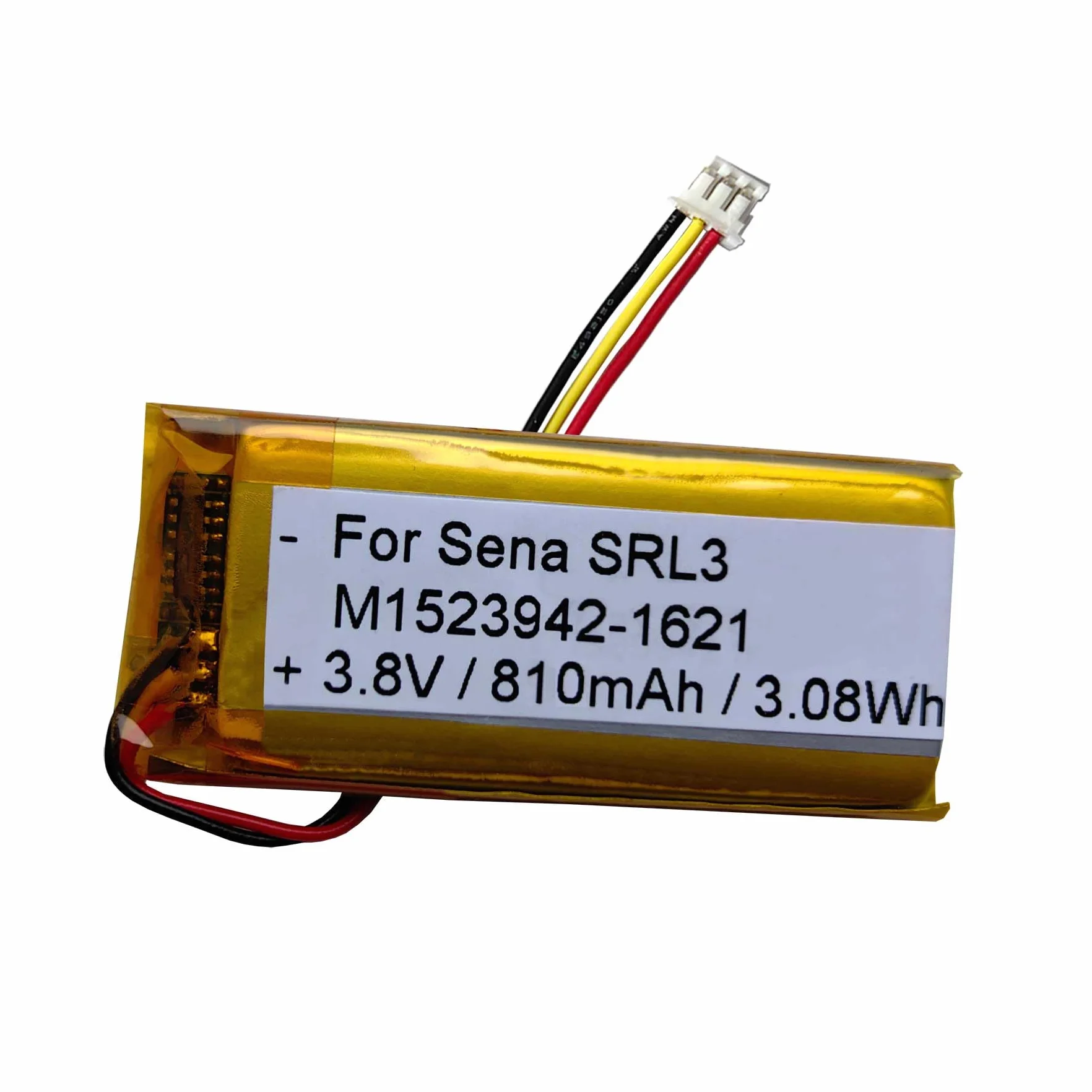 3,8 V 810 mAh akumulator zamiennik do Sena SRL3 motocyklowy system komunikacji Bluetooth, zamiennik akumulatora SP144, bateria Srl3
