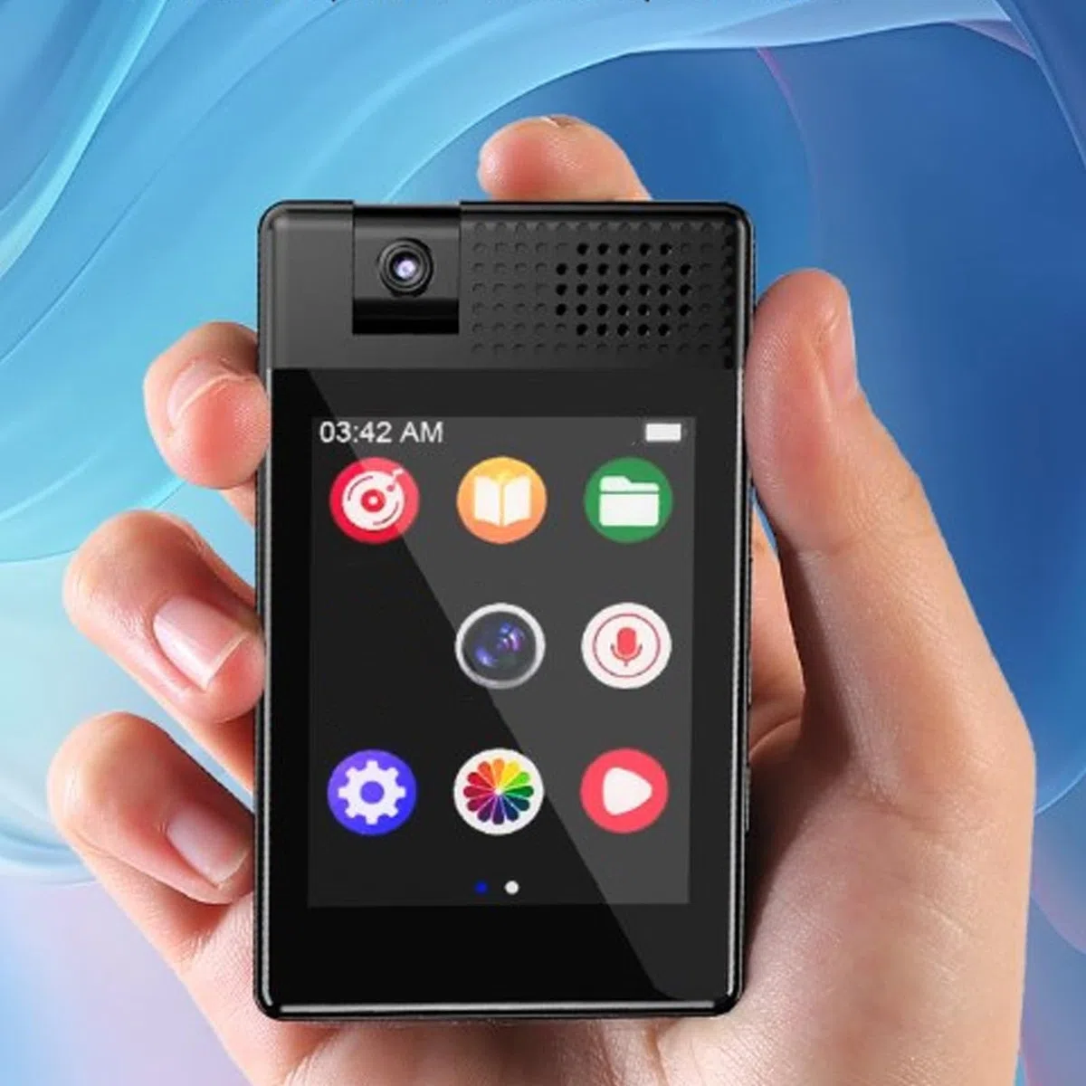 Cyfrowy Odtwarzacz MP4, 5MP Tylny Nagrywanie Wokalne Nagrywanie Wokalne Wysokiej Rozdzielczości 2.5 Zawiera Duży Cyfrowy Odtwarzacz Muzyki Cyfrowej na podróż