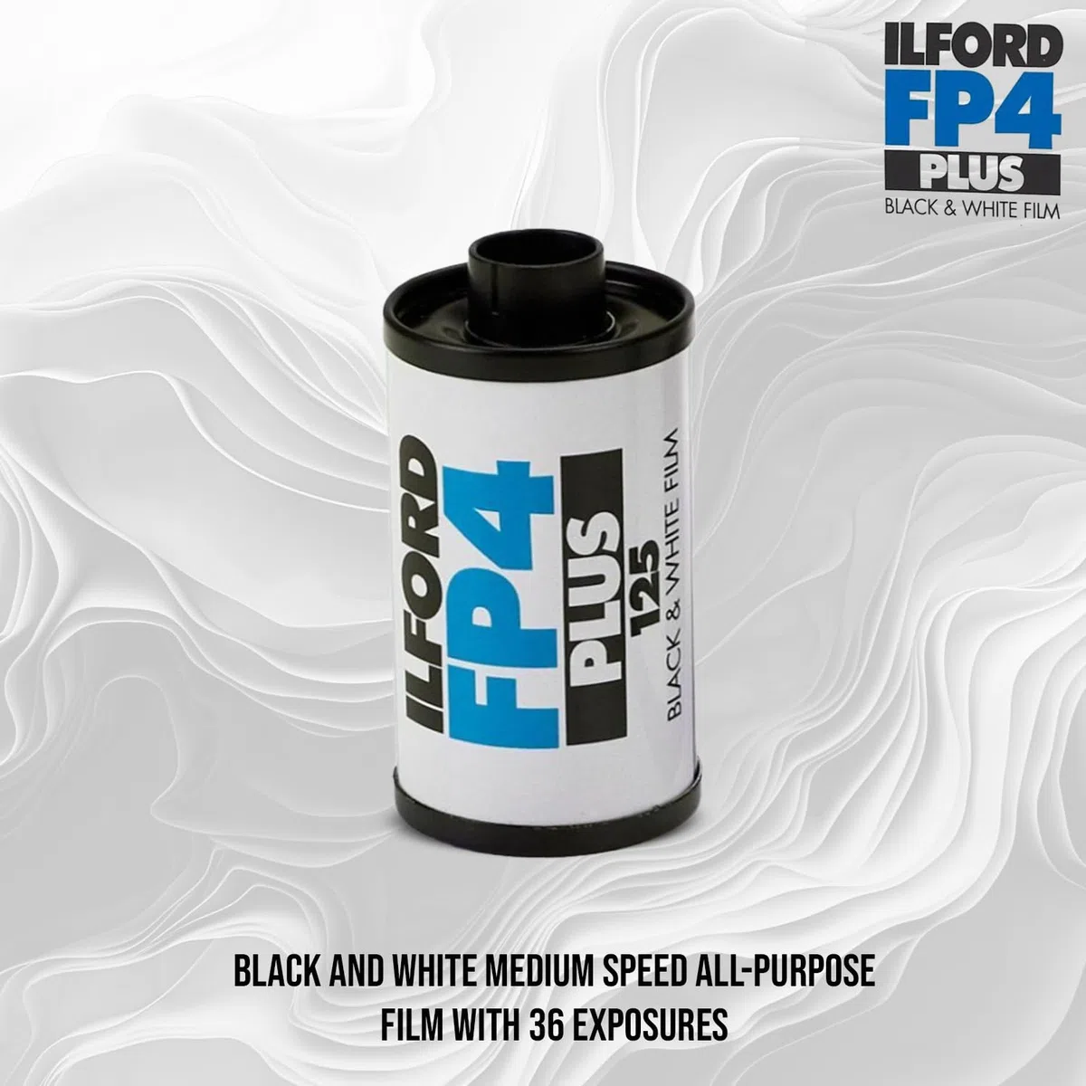 Ilford FP4 Plus 125-36 - ISO 125 folia na zdjęcia (czarno-biała)