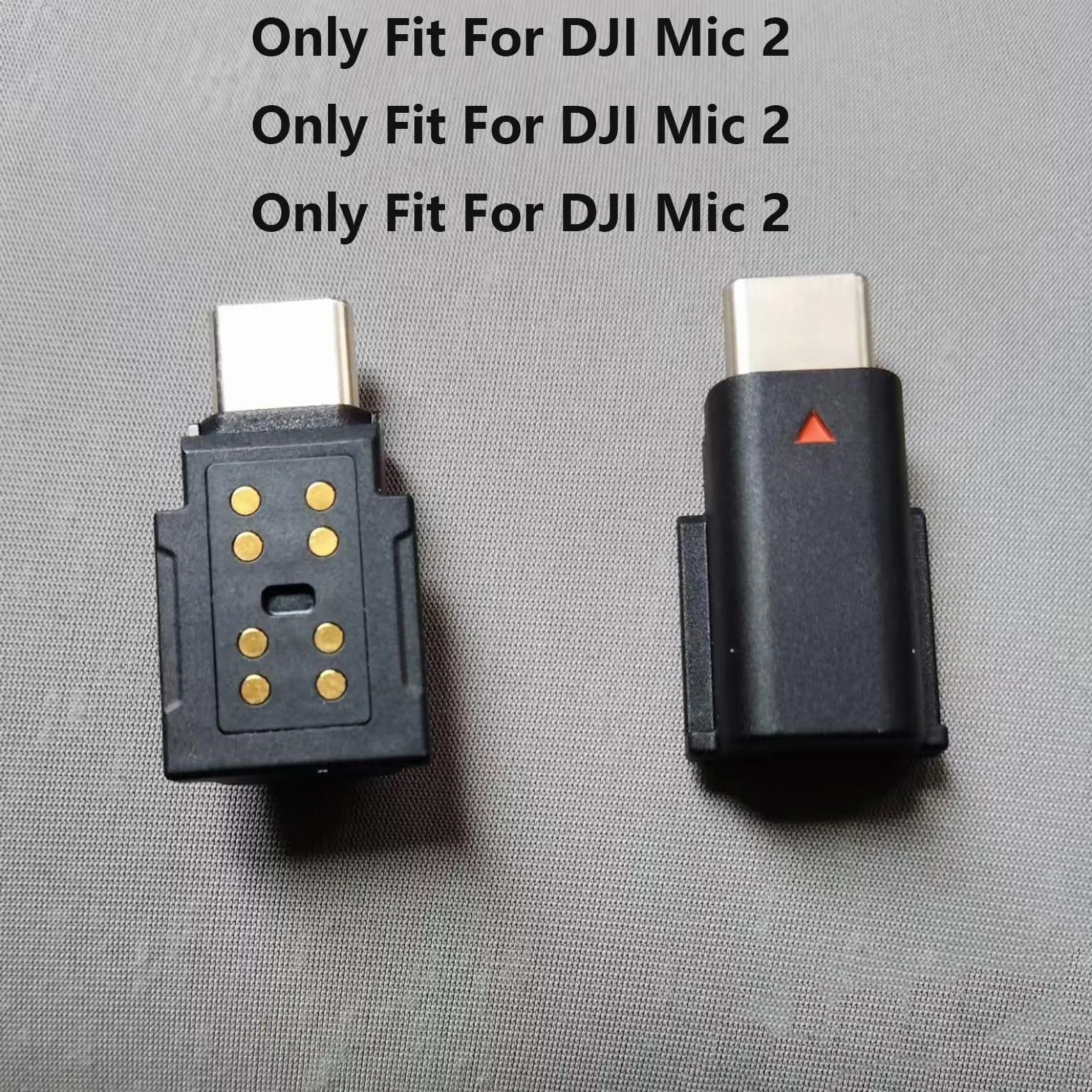 Typ C do adaptera dla DJI Mic 2, USB-C Smartphone/PC/Mac, akcesoria do iPhone 15/16 Android Type-C - kompatybilny z odbiornikiem DJI Mic 2