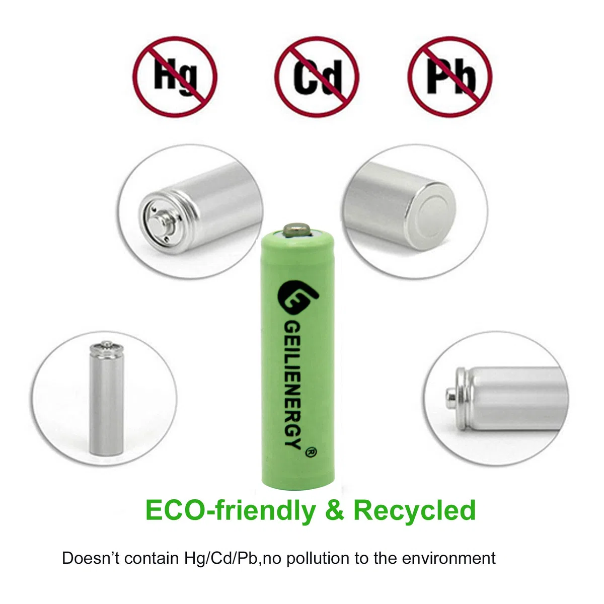 Akumulatory solarne AA Ni-MH 600 mAh (4 sztuki)
